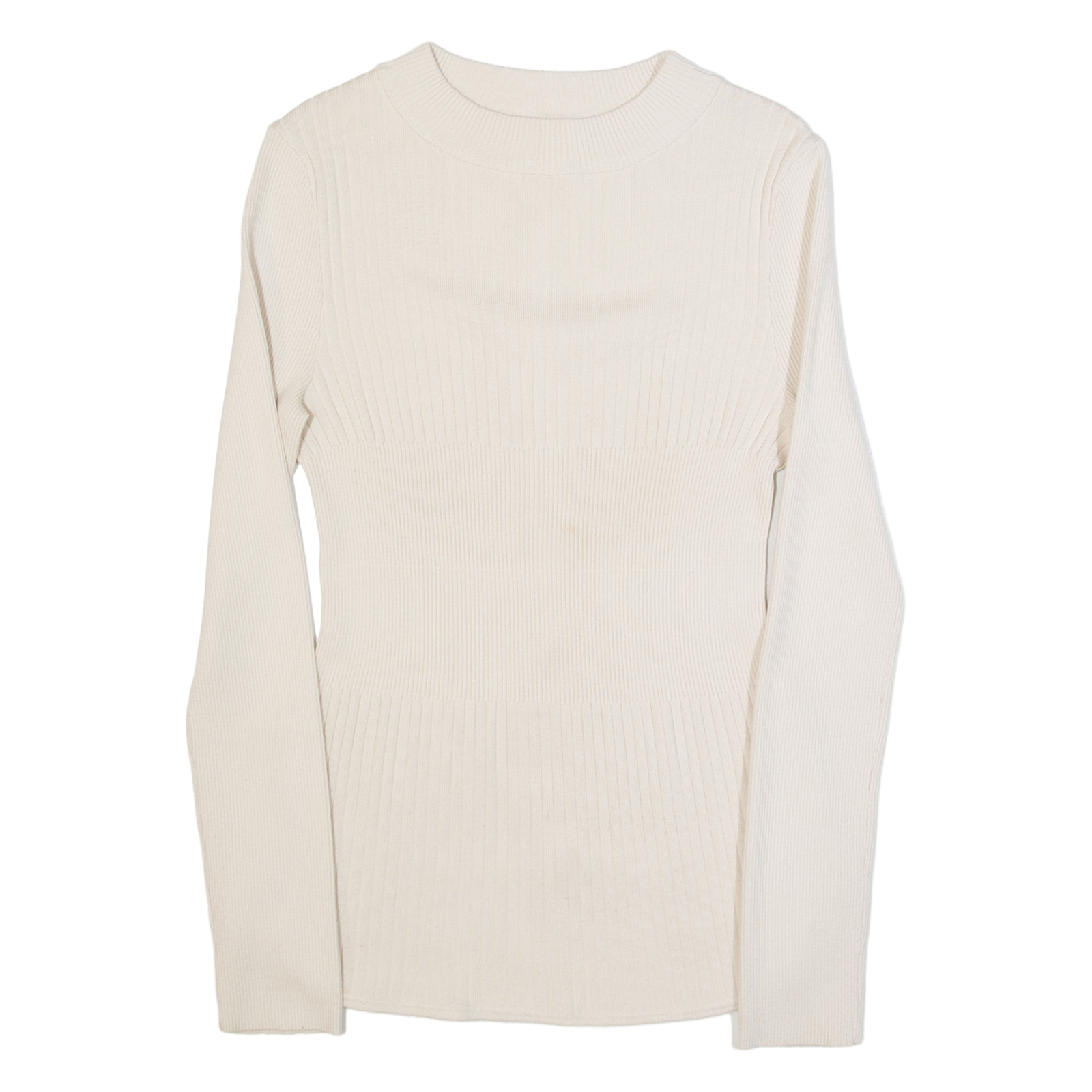 PIERRE CARDIN Womens Jumper Beige Tight Knit S Refurbished - N/A refurbished available on Cerqular