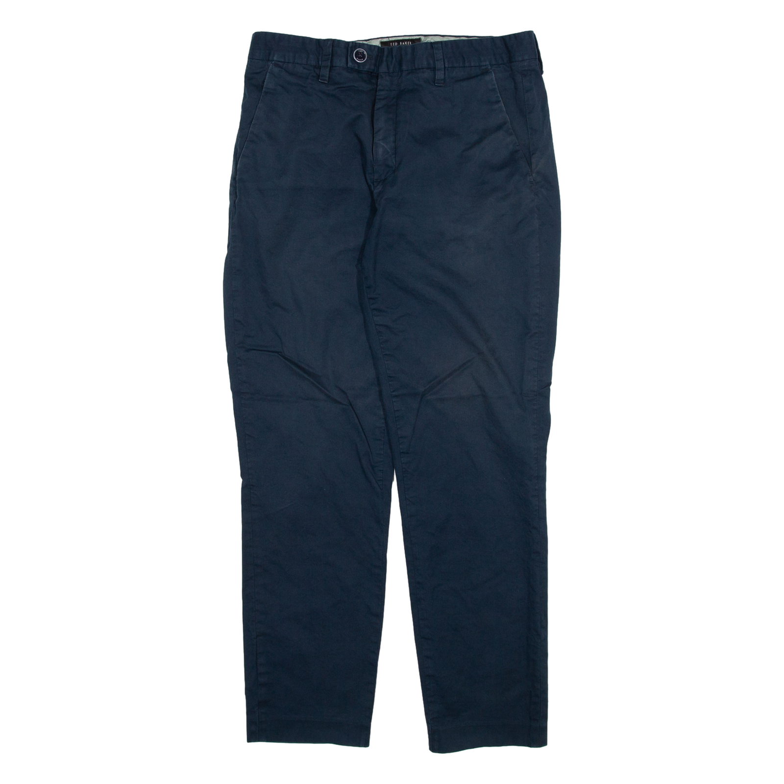 TED BAKER Mens Trousers Blue Regular Tapered W30 L27 Refurbished - N/A refurbished available on Cerqular