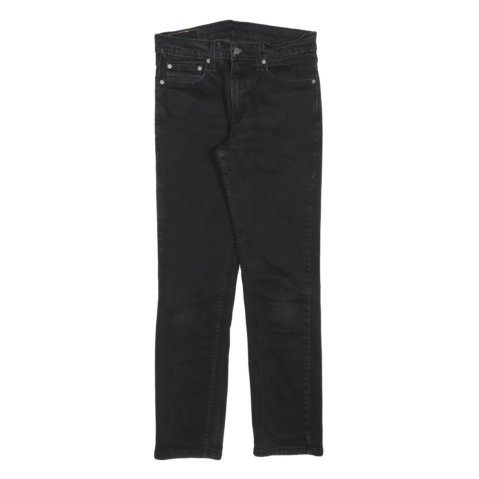 LEVI'S 511 Mens Slim Black Denim Medium W32 L32 Zip Jeans Slim Fit Stylish Refurbished - N/A refurbished available on Cerqular