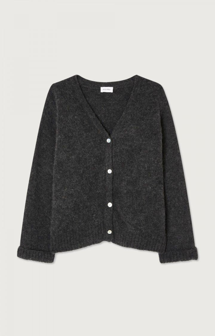Cardigan East19g Anthracite-C | Color: ANTHRACITE C | Size: S Refurbished - Rue Madame is a known brand, and the standardized name is " refurbished available on Cerqular