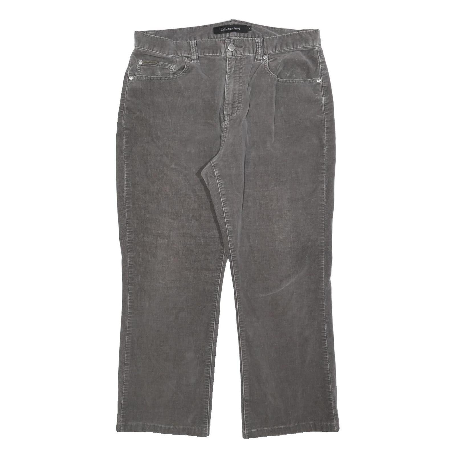 Buy CALVIN KLEIN JEANS Womens Cotton Blend Grey Regular Straight Trousers W34 L26 Refurbished - $33.79 CALVIN KLEIN JEANS Womens Cotton Blend Grey Regular Straight Trousers W34 L26 Refurbished - N/A refurbished available on Cerqular