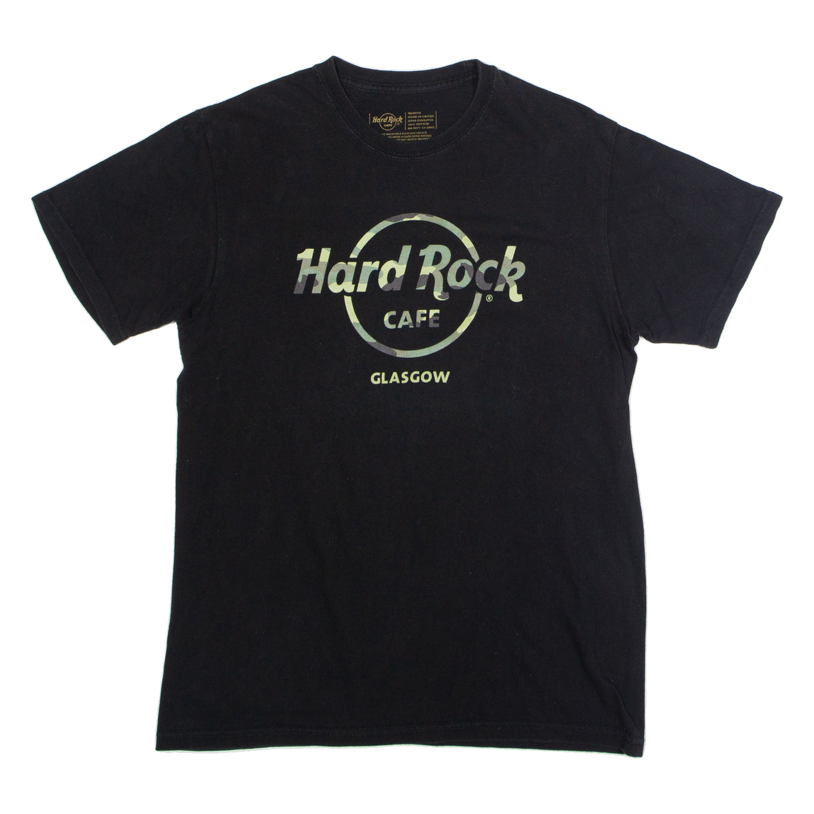 Buy HARD ROCK CAFE Glasgow Mens T-Shirt Black Crew Neck M Refurbished - $23.39 HARD ROCK CAFE Glasgow Mens T-Shirt Black Crew Neck M Refurbished - N/A refurbished available on Cerqular