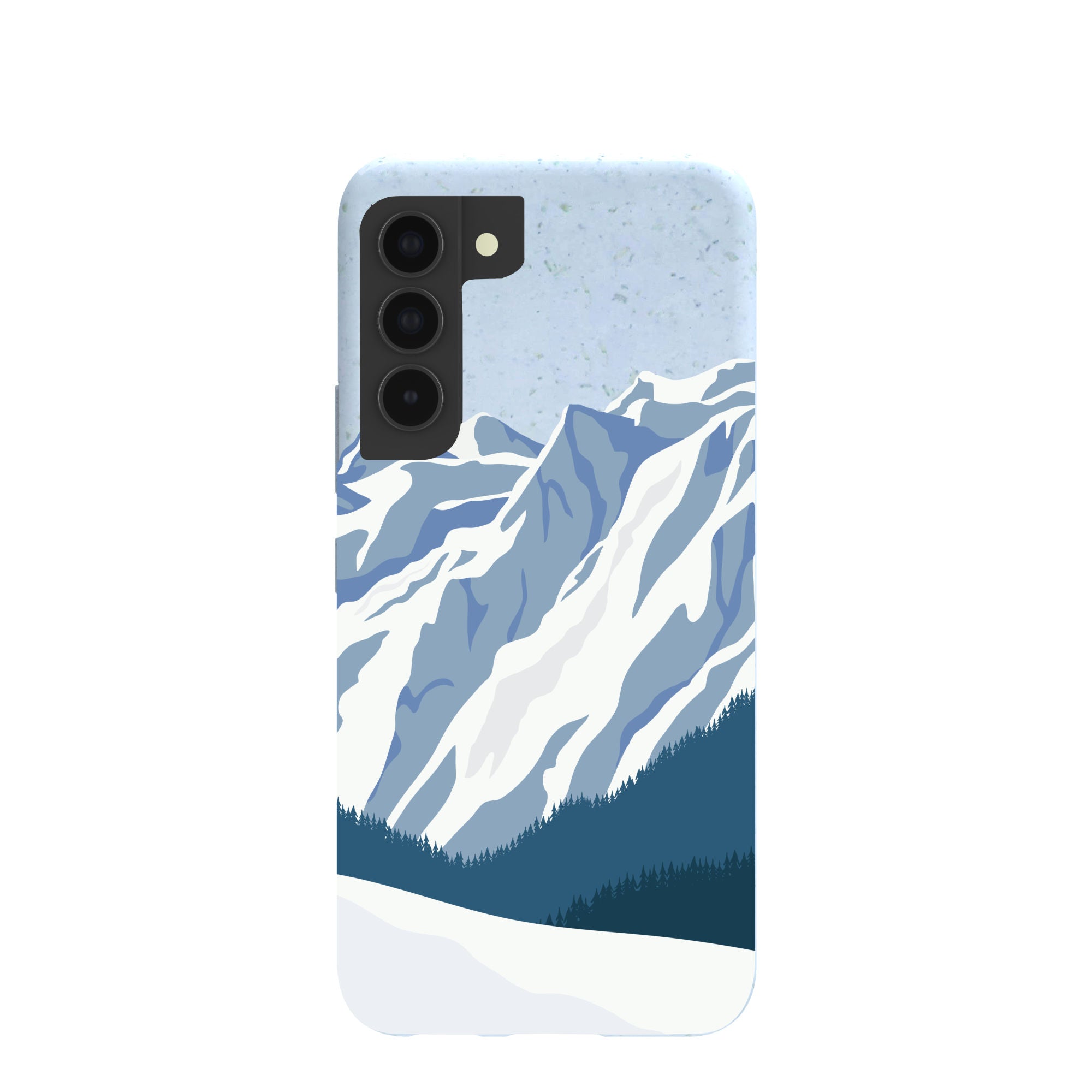 Powder Blue Slopes Calling Samsung Galaxy S22 Case Refurbished - Pela Case refurbished available on Cerqular
