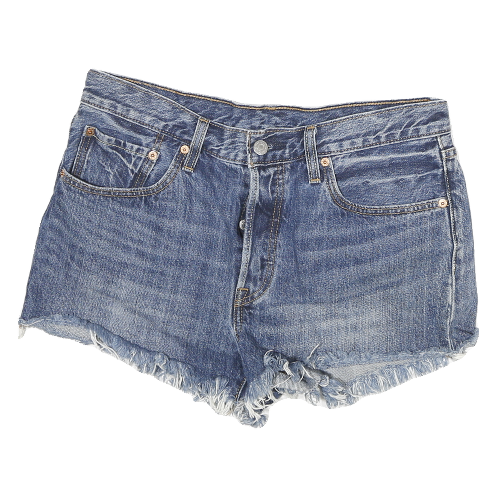 Buy LEVI'S Womens Denim Blue Casual Shorts L W32 Frayed Hem Refurbished - $23.39 LEVI'S Womens Denim Blue Casual Shorts L W32 Frayed Hem Refurbished - N/A refurbished available on Cerqular