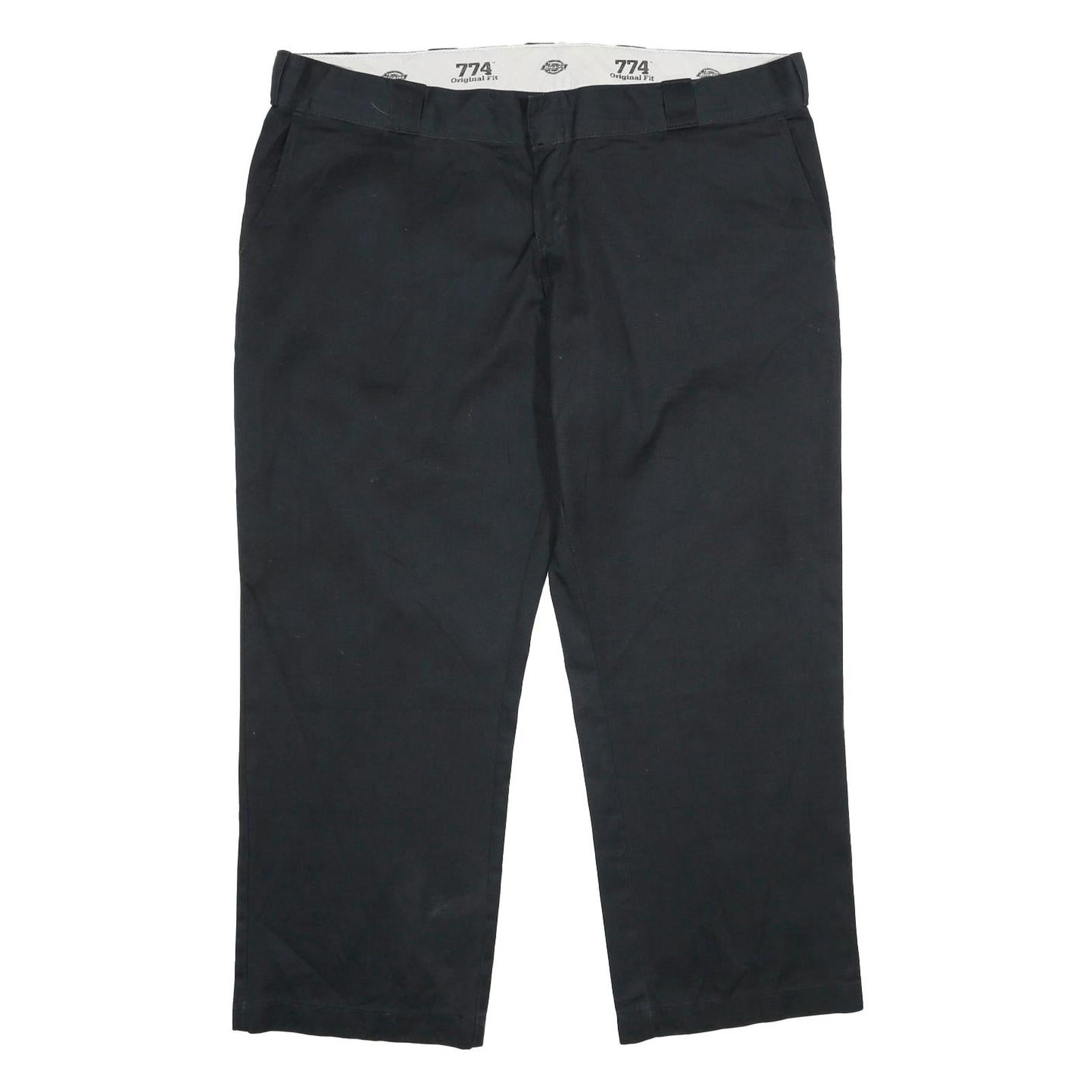 DICKIES Womens Polyester Blend Classic Black Trousers W40 L30 Straight Zip Refurbished - N/A refurbished available on Cerqular
