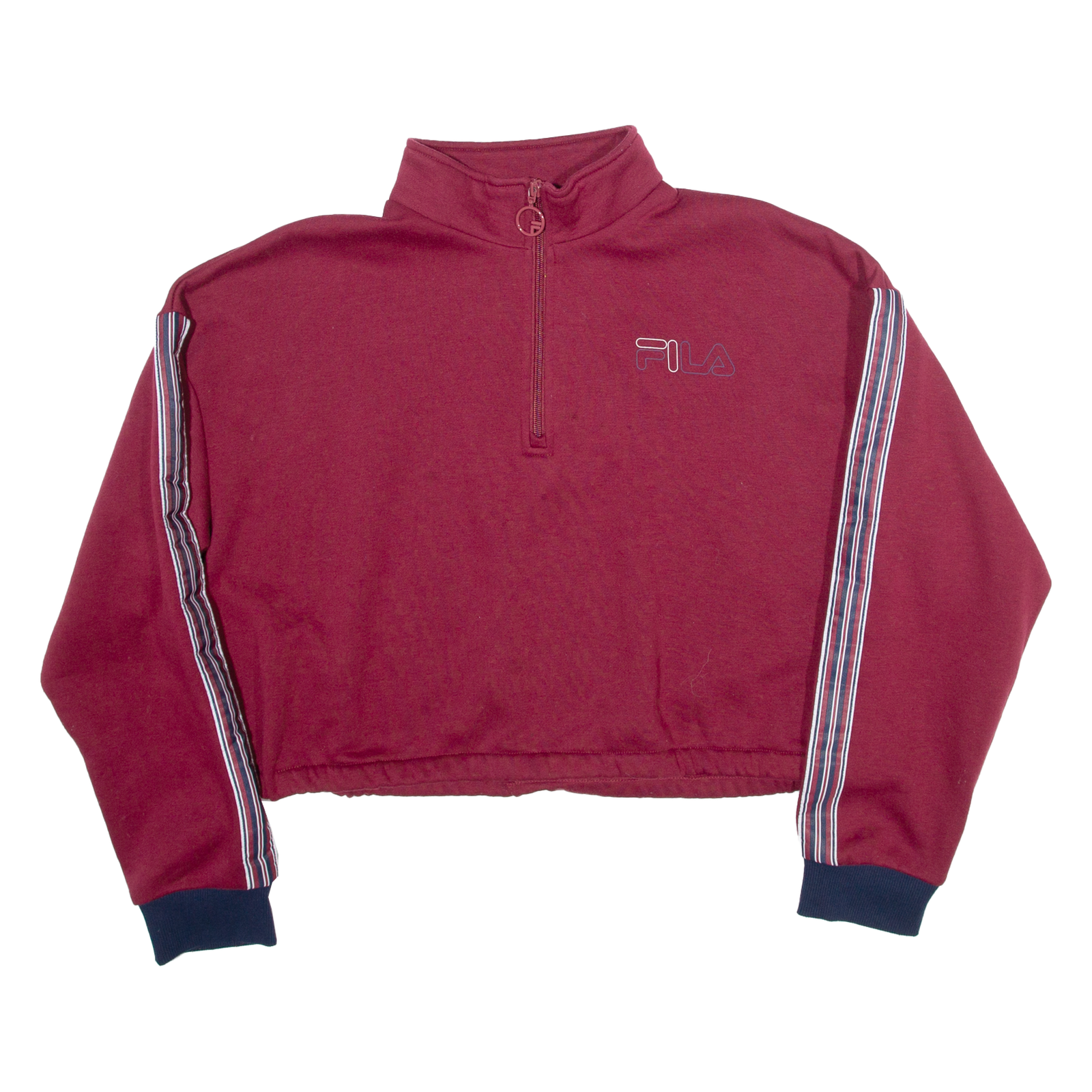Buy FILA Cropped Womens Sweatshirt Red 1/4 Zip XL Refurbished - $28.59 FILA Cropped Womens Sweatshirt Red 1/4 Zip XL Refurbished - N/A refurbished available on Cerqular
