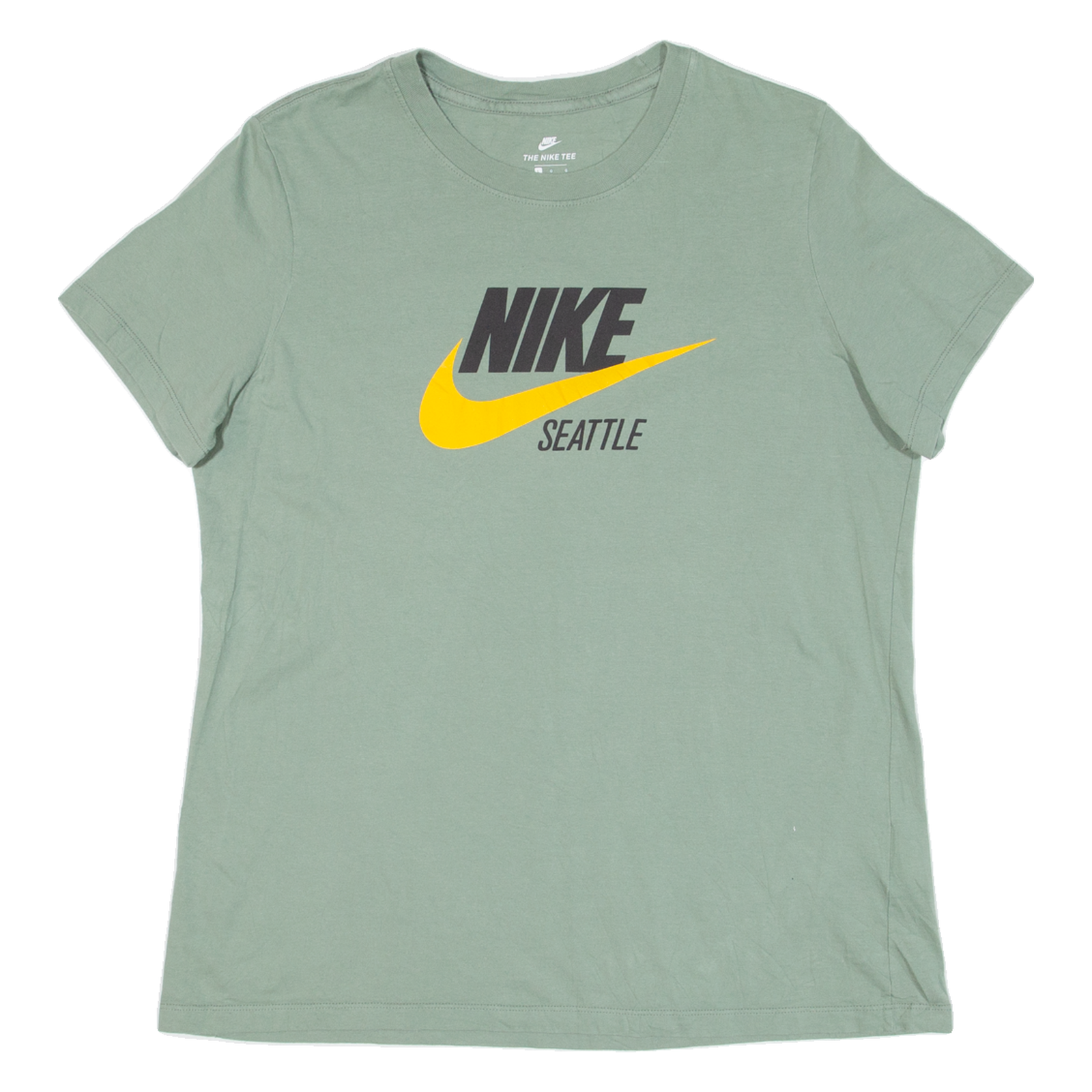 NIKE Seattle Womens T-Shirt Green USA L Refurbished - N/A refurbished available on Cerqular