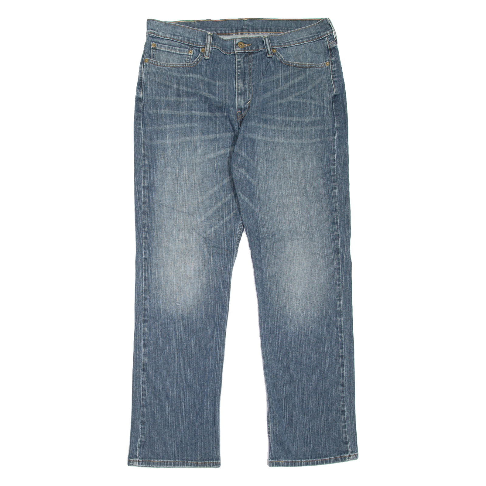 LEVI'S 514 Jeans Mens Blue Slim Straight Stone Wash W36 L32 Refurbished - N/A refurbished available on Cerqular