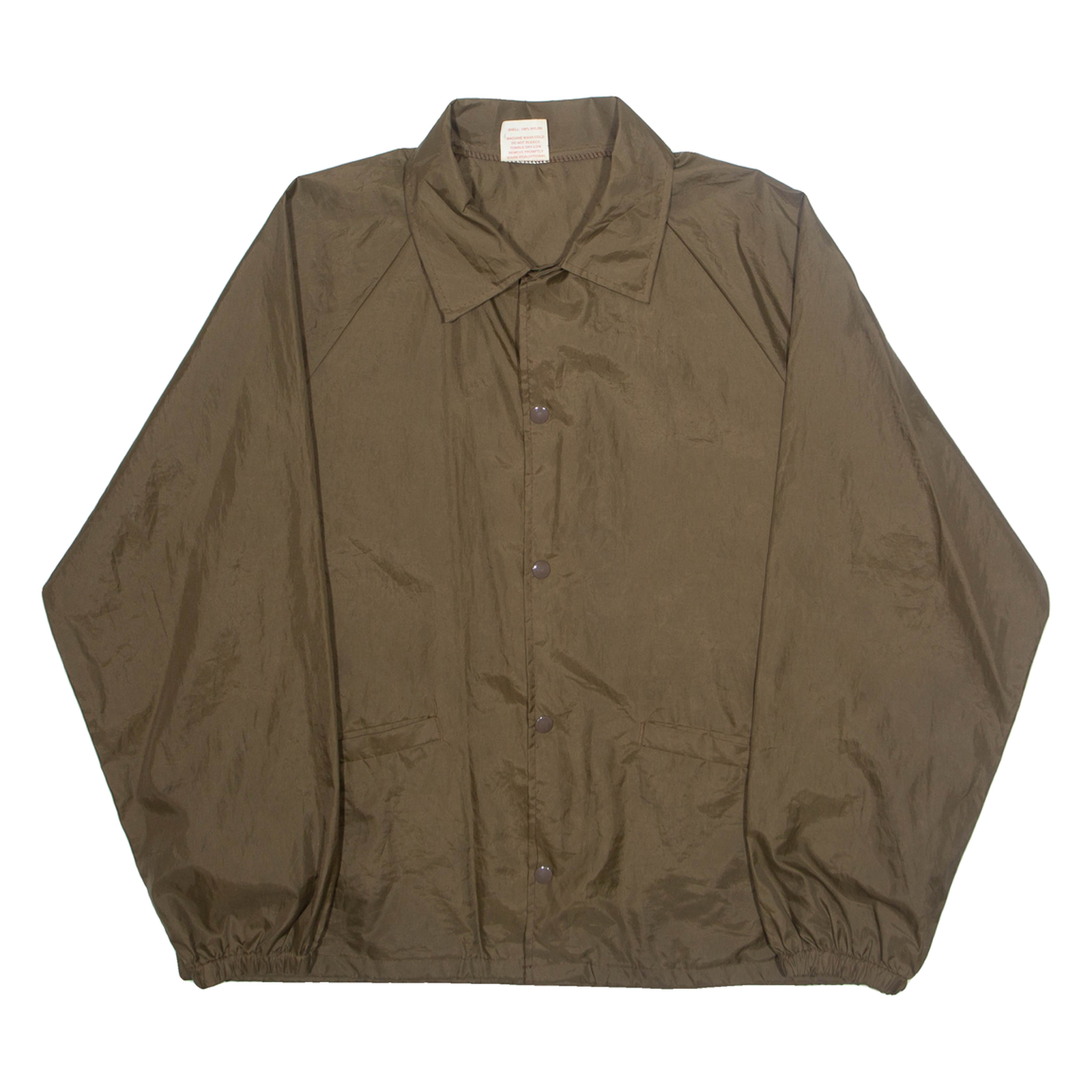 CARDINAL Mens Coach Jacket Brown Nylon L Refurbished - N/A refurbished available on Cerqular