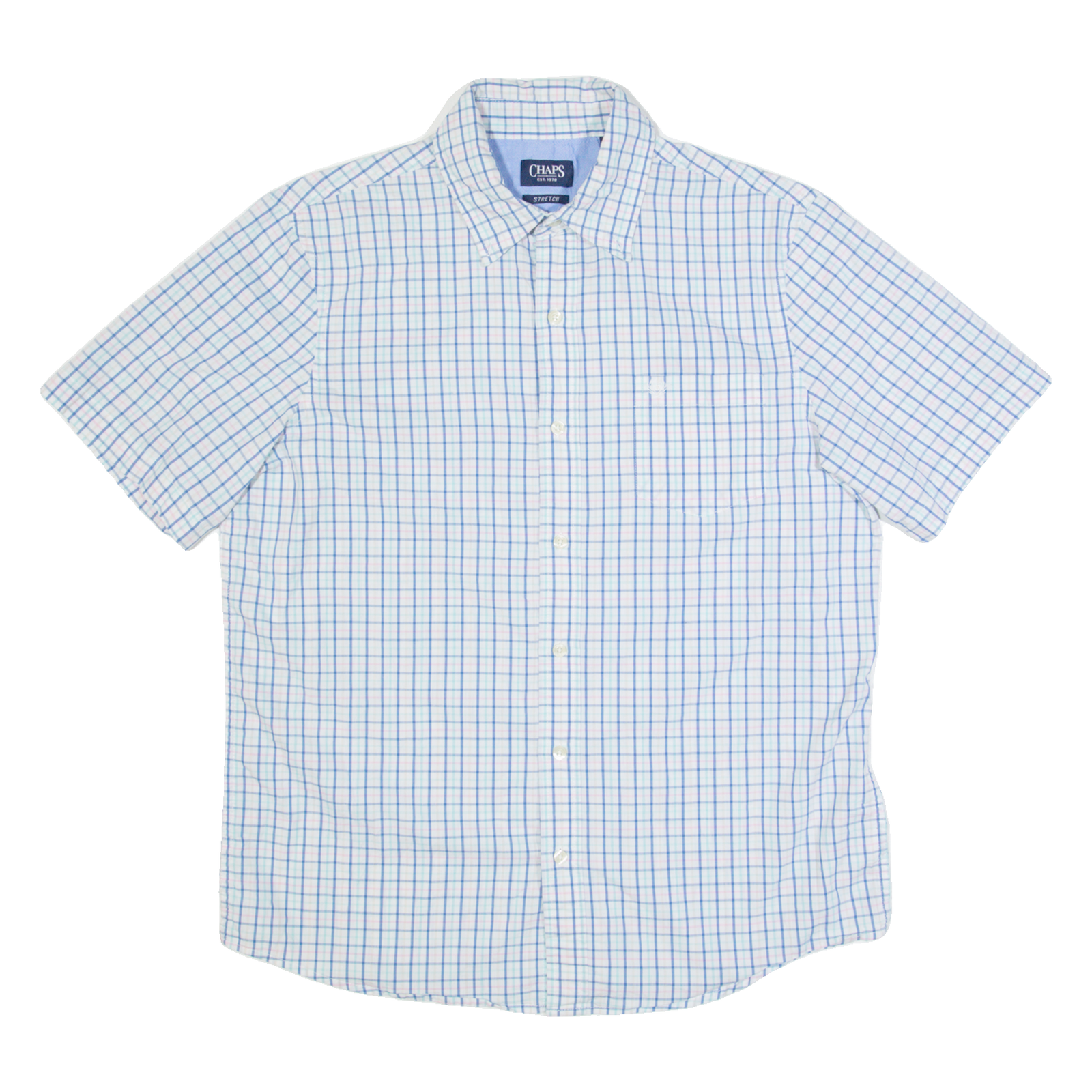 Buy CHAPS Mens Shirt Blue Check L Refurbished - $27.29 CHAPS Mens Shirt Blue Check L Refurbished - N/A refurbished available on Cerqular