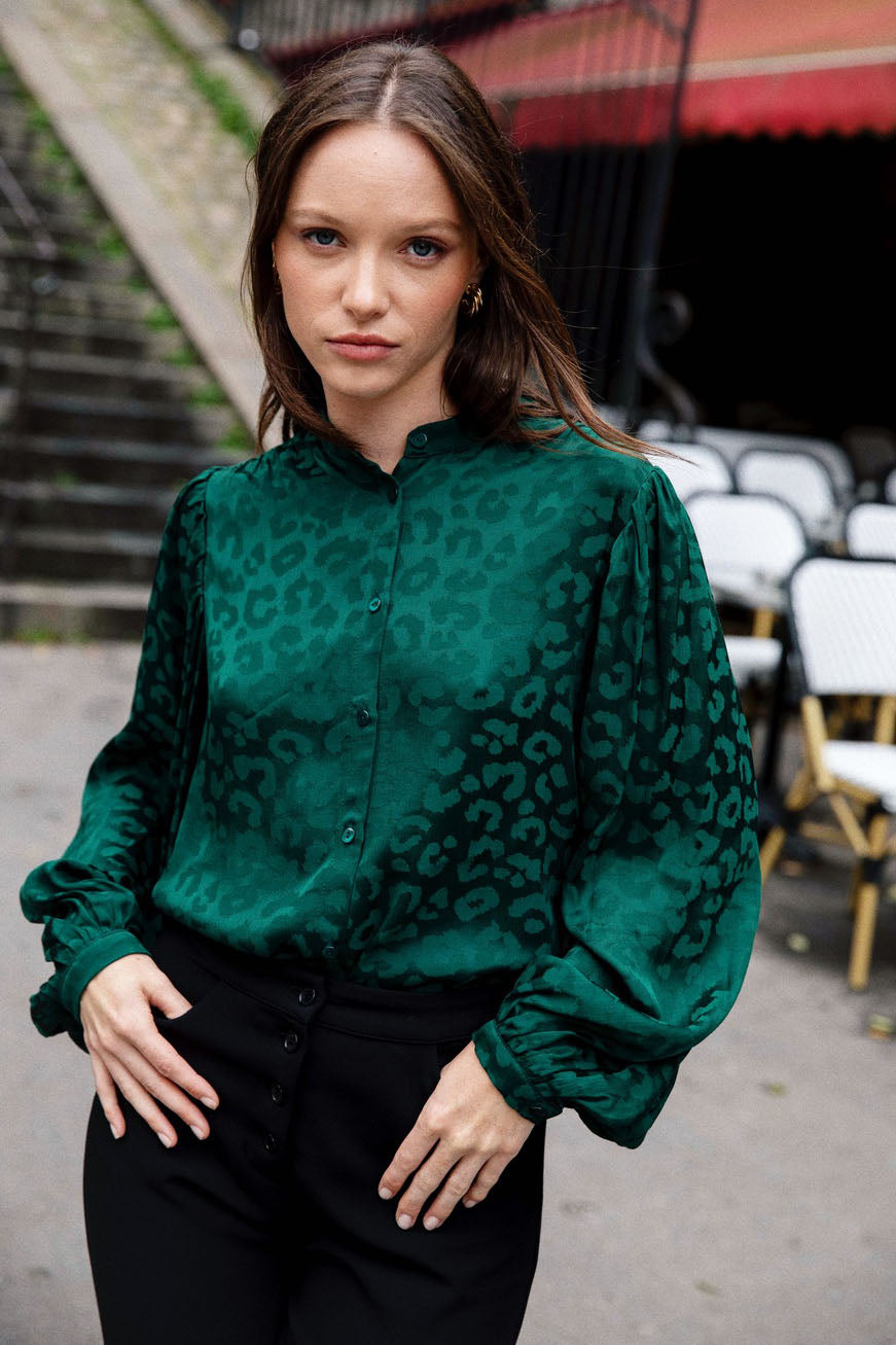Blouse Hortensia noire | Size: XS Refurbished - Avani Apparel refurbished available on Cerqular