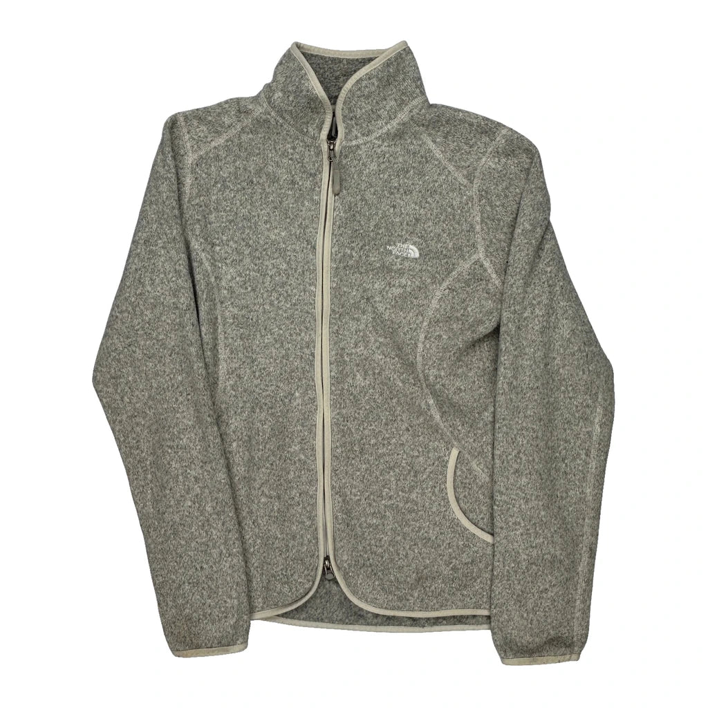 The North Face Fleece Jacket - XL Grey Polyester Refurbished - Thrifted (note: this is a term often used to describe second- refurbished available on Cerqular