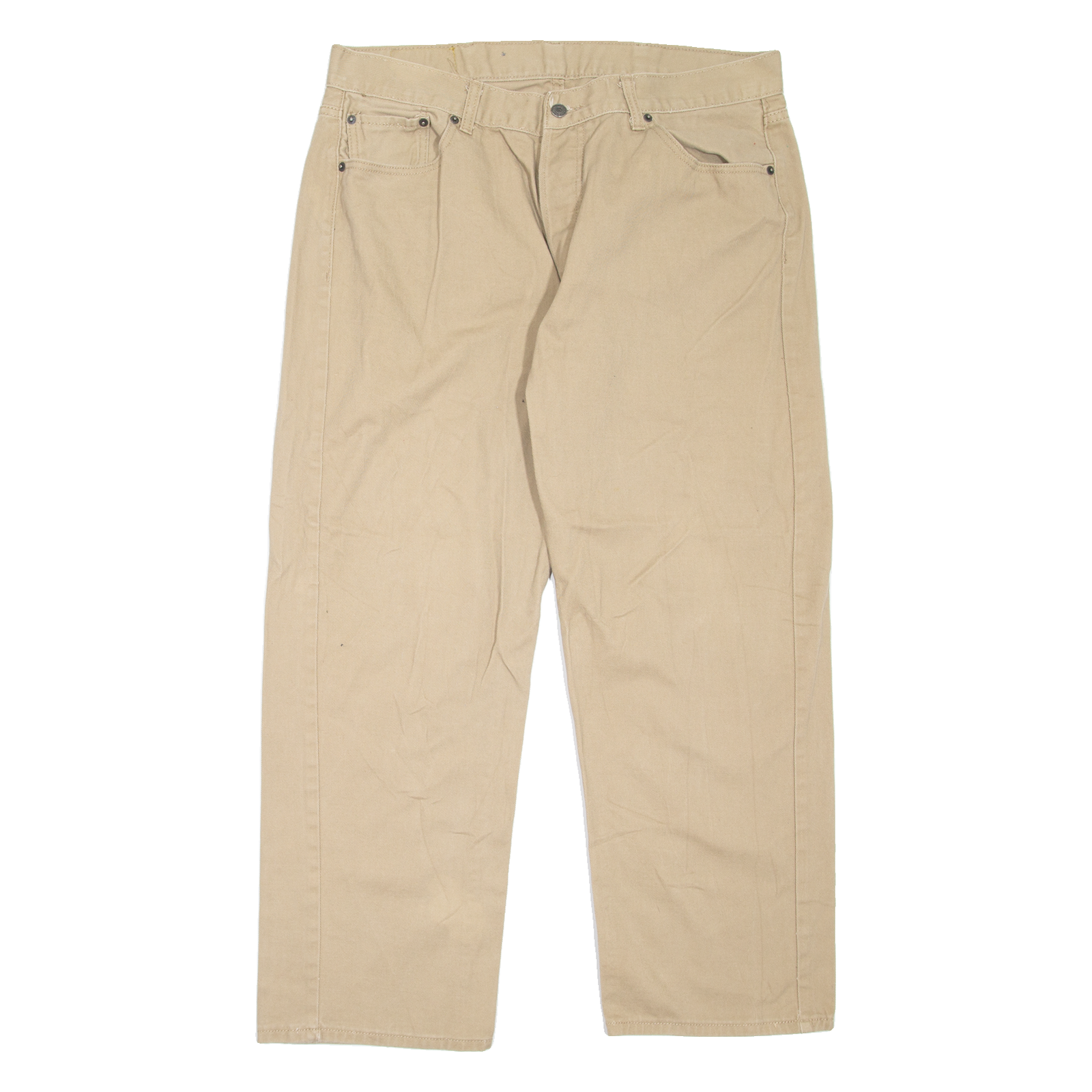 LEVI'S 501 Jeans Mens Beige Regular Straight W37 L28 Refurbished - N/A refurbished available on Cerqular