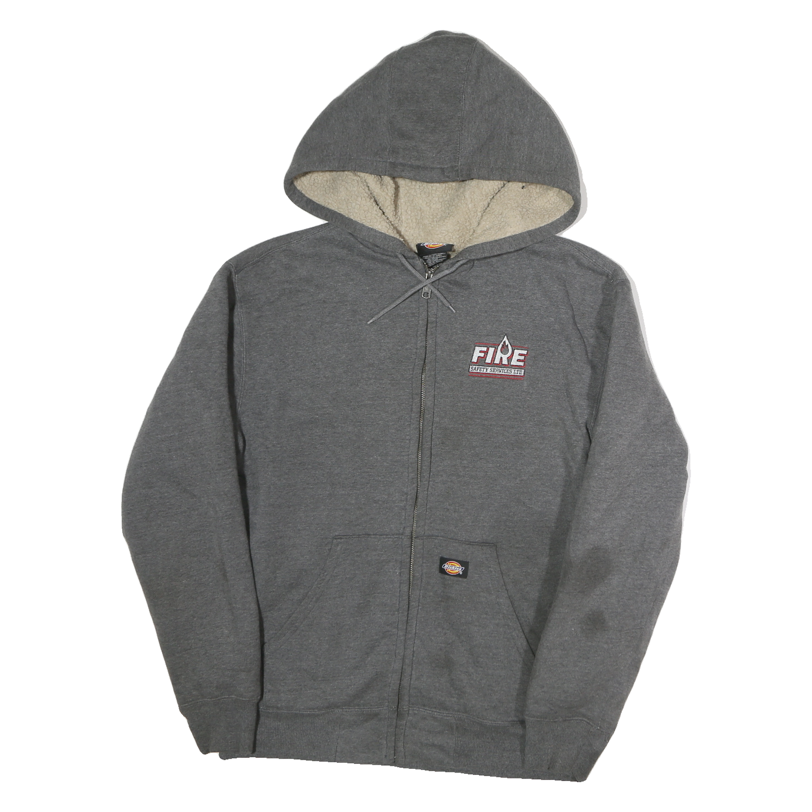 Buy DICKIES Mens Grey Zip Up Hoodie M Fire Safety Services Logo Workwear Refurbished - $28.59 DICKIES Mens Grey Zip Up Hoodie M Fire Safety Services Logo Workwear Refurbished - N/A refurbished available on Cerqular