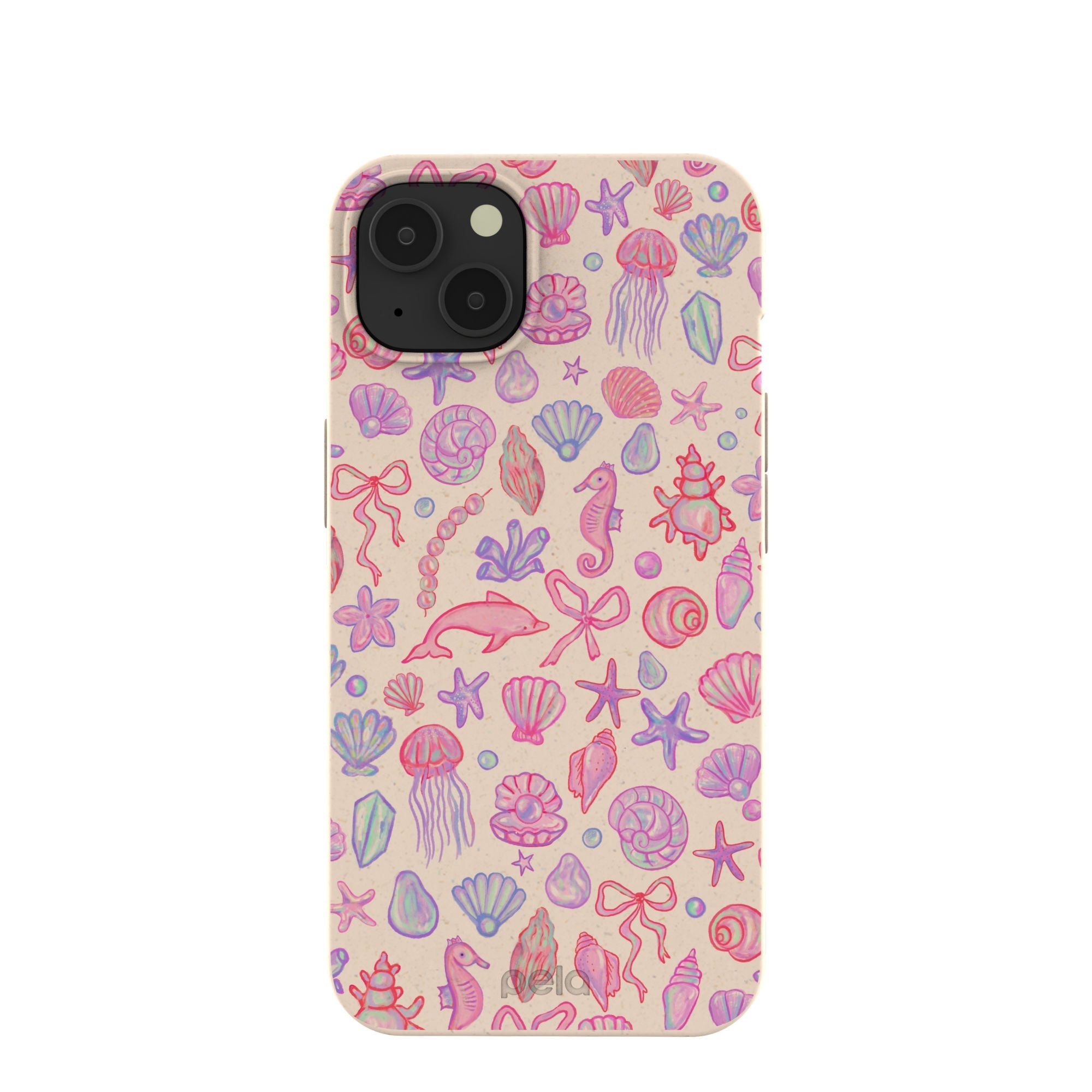 Seashell Mermaid Dreams iPhone 13 Case Refurbished - Pela Case refurbished available on Cerqular