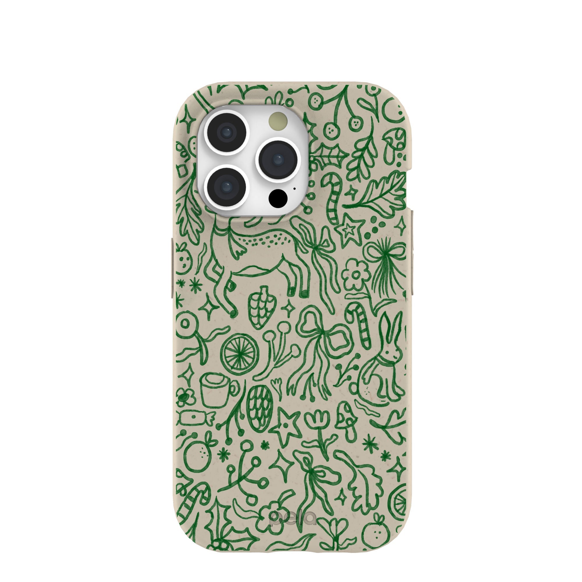London Fog Cozy Woodland iPhone 15 Pro Case Refurbished - Pela Case refurbished available on Cerqular