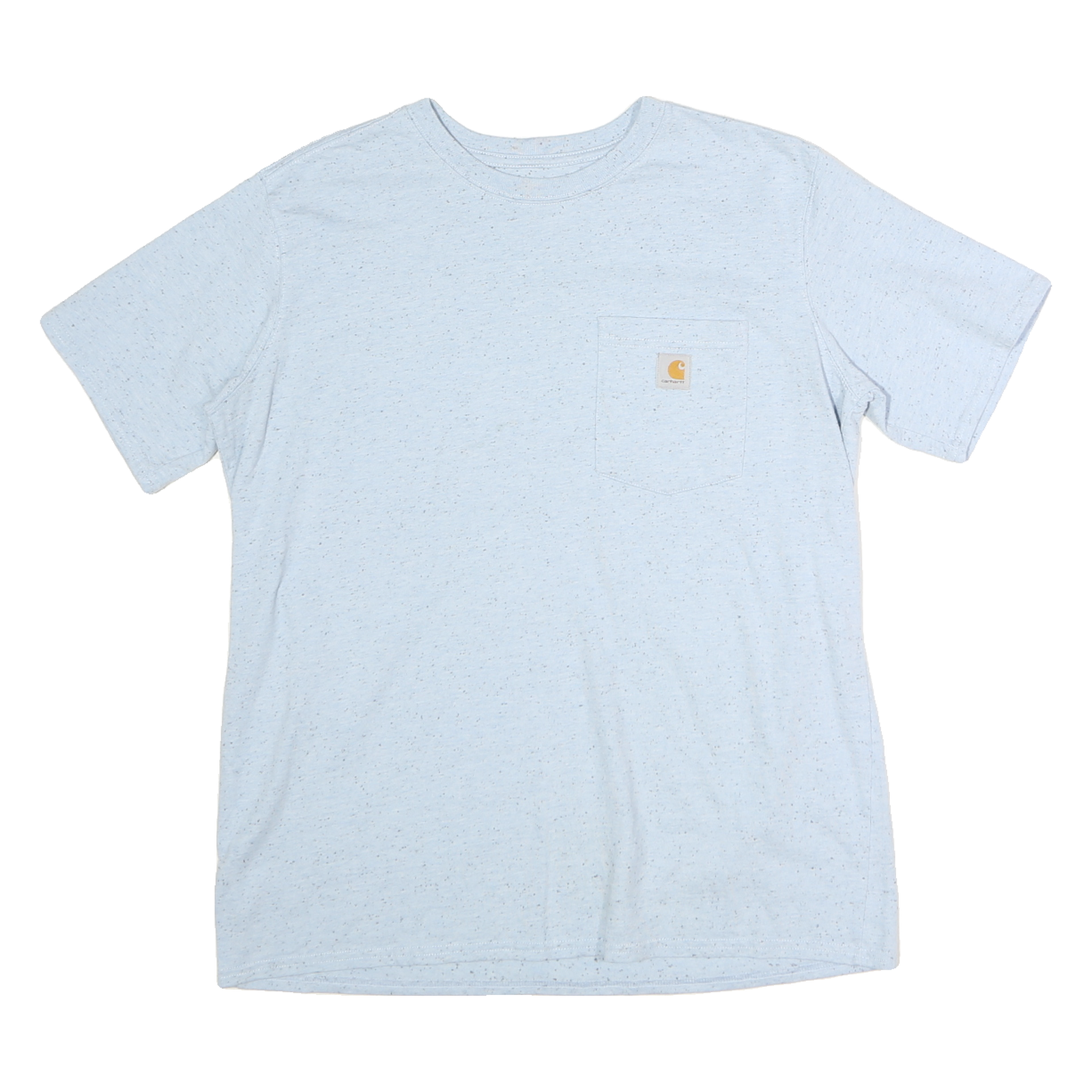CARHARTT Womens Light Blue Jersey L Short Sleeve Crew Neck Pocket T-Shirt Refurbished - N/A refurbished available on Cerqular
