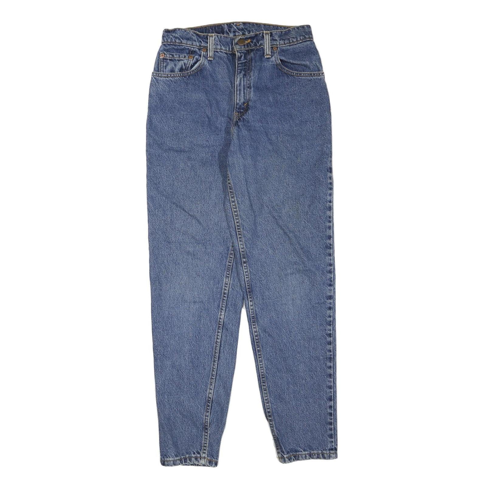 LEVI'S 550 Tapered Womens Jeans Blue Denim Regular Cotton Blend W28 L30 Refurbished - N/A refurbished available on Cerqular