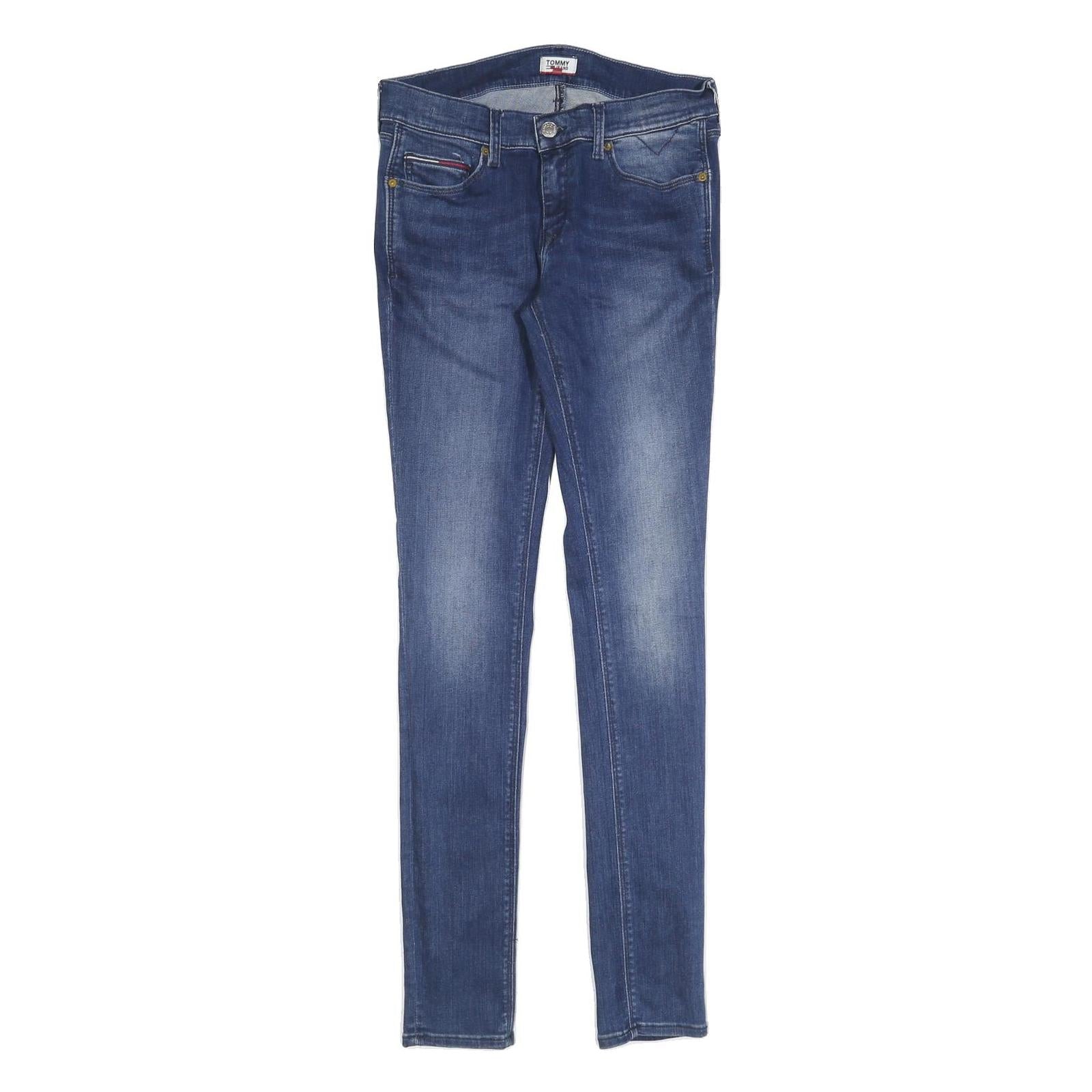 TOMMY JEANS Womens Slim Blue Denim Light Wash Jeans W31 L34 Stylish Comfortable Refurbished - N/A refurbished available on Cerqular