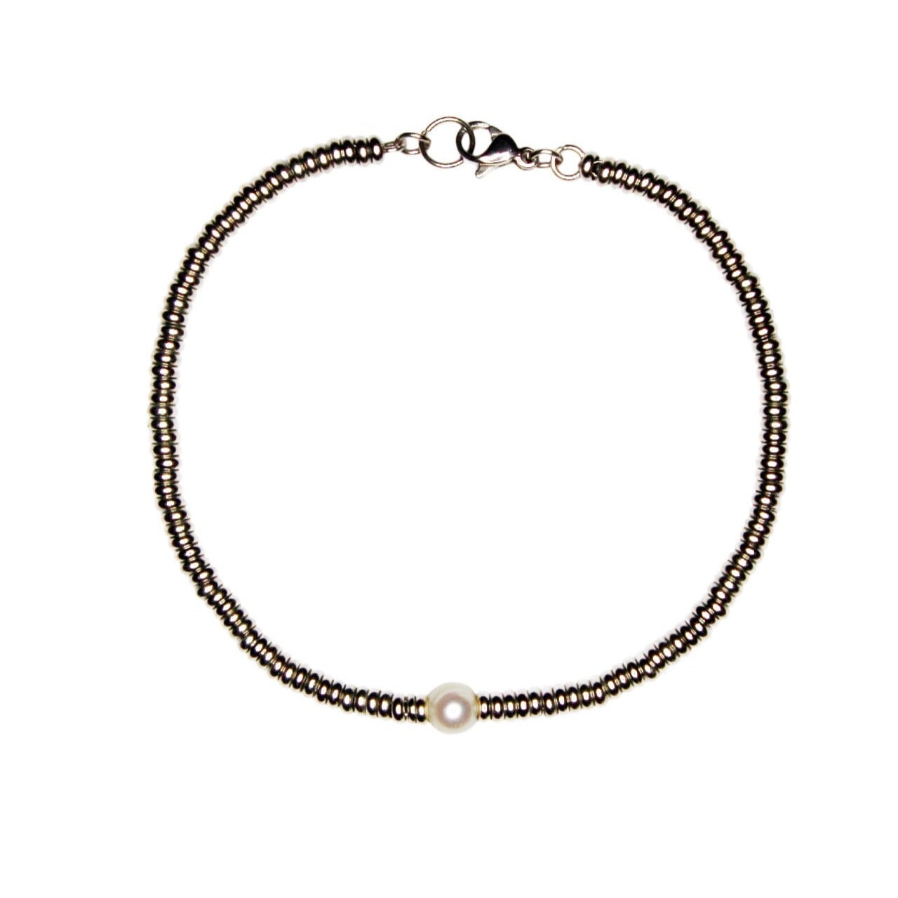 Buy Silver Pearl Bracelet | Size: 8"" Refurbished - $85.00 Silver Pearl Bracelet | Size: 8"" Refurbished - N/A (Note: There is no well-known brand with this name refurbished available on Cerqular