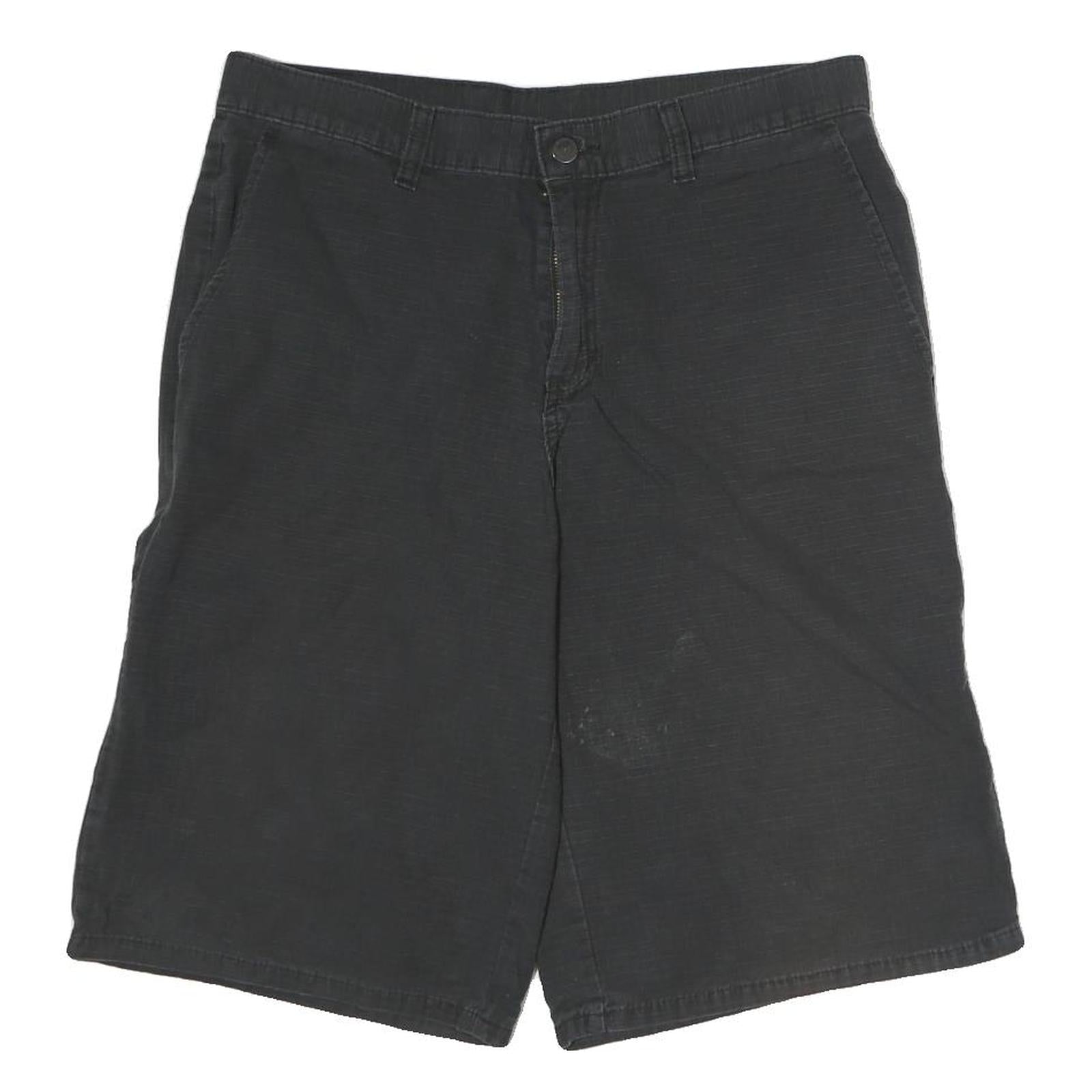 DICKIES Mens Shorts Black Casual M W34 Durable Cotton Workwear Pockets Refurbished - N/A refurbished available on Cerqular