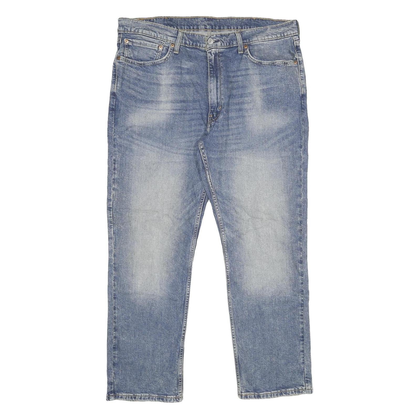 LEVI'S 514 Classic Mens Jeans Blue Regular Straight Denim Medium W40 L30 Refurbished - N/A refurbished available on Cerqular