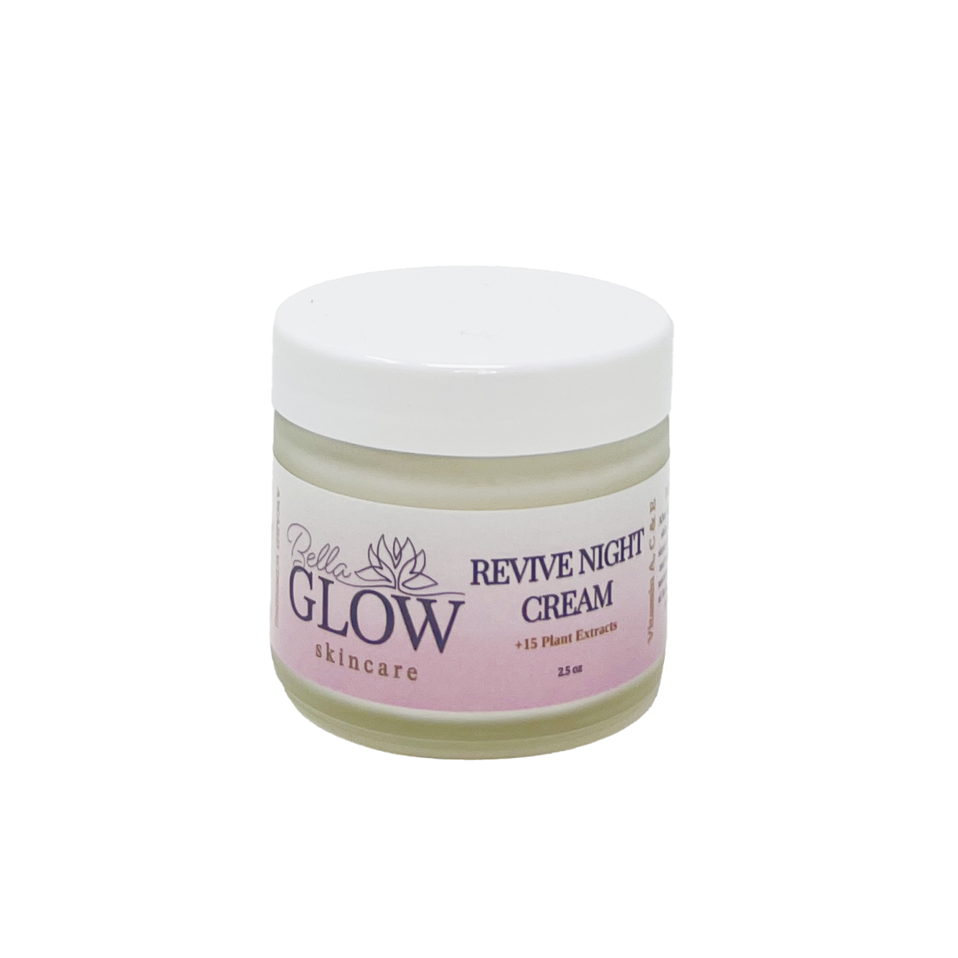 REVIVE Night Cream | Vitamins A & C + White Willow Bark, Goodbye Dry Skin. Refurbished - Bella Glow Skincare refurbished available on Cerqular