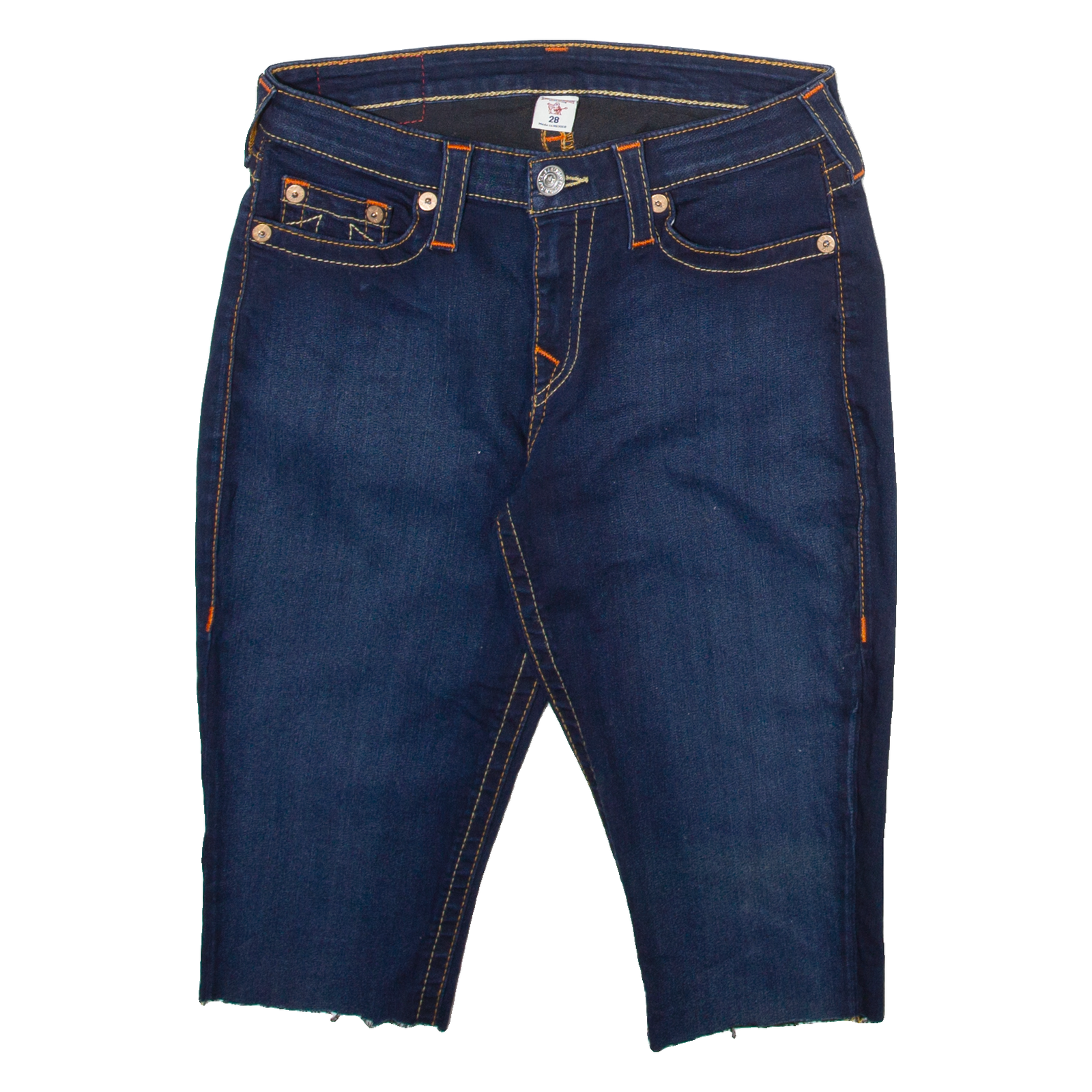 TRUE RELIGION Womens Denim Shorts Blue S W28 Refurbished - N/A refurbished available on Cerqular