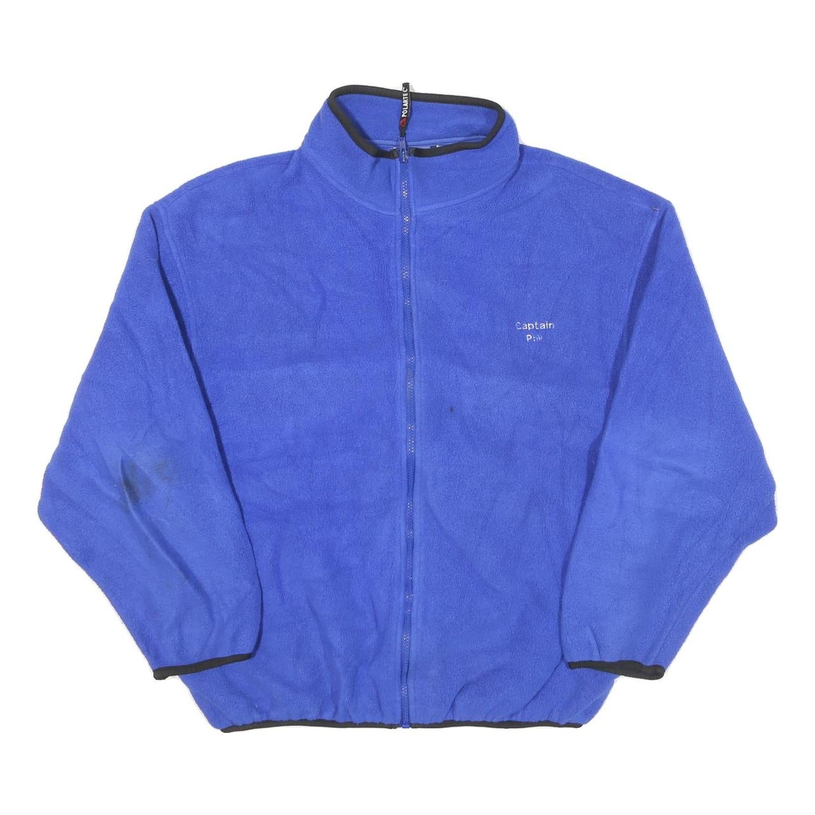 WEST MARINE Mens Blue Jacket L Polyester Blend Zip Casual Lightweight Fleece Refurbished - N/A refurbished available on Cerqular