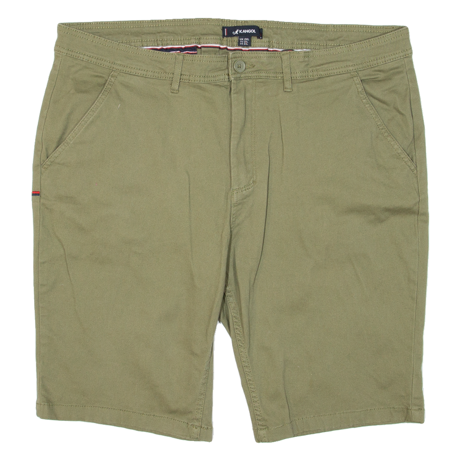 KANGOL Mens Jorts Shorts Green Relaxed 2XL W38 Refurbished - N/A refurbished available on Cerqular