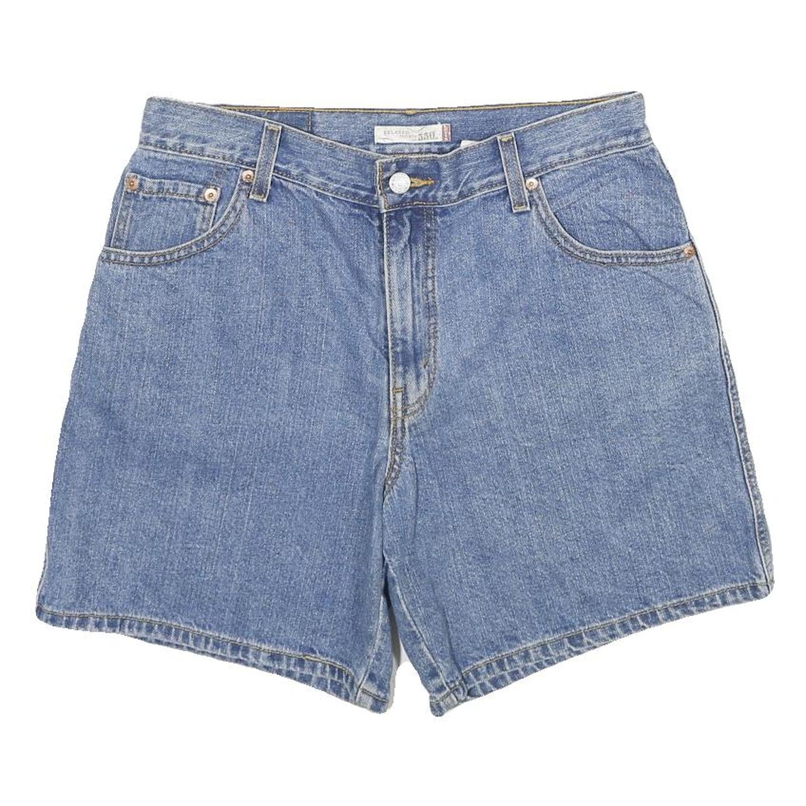 LEVI'S Womens Denim Blue Casual Shorts UK 10 W30 Classic Fit Cotton Refurbished - N/A refurbished available on Cerqular