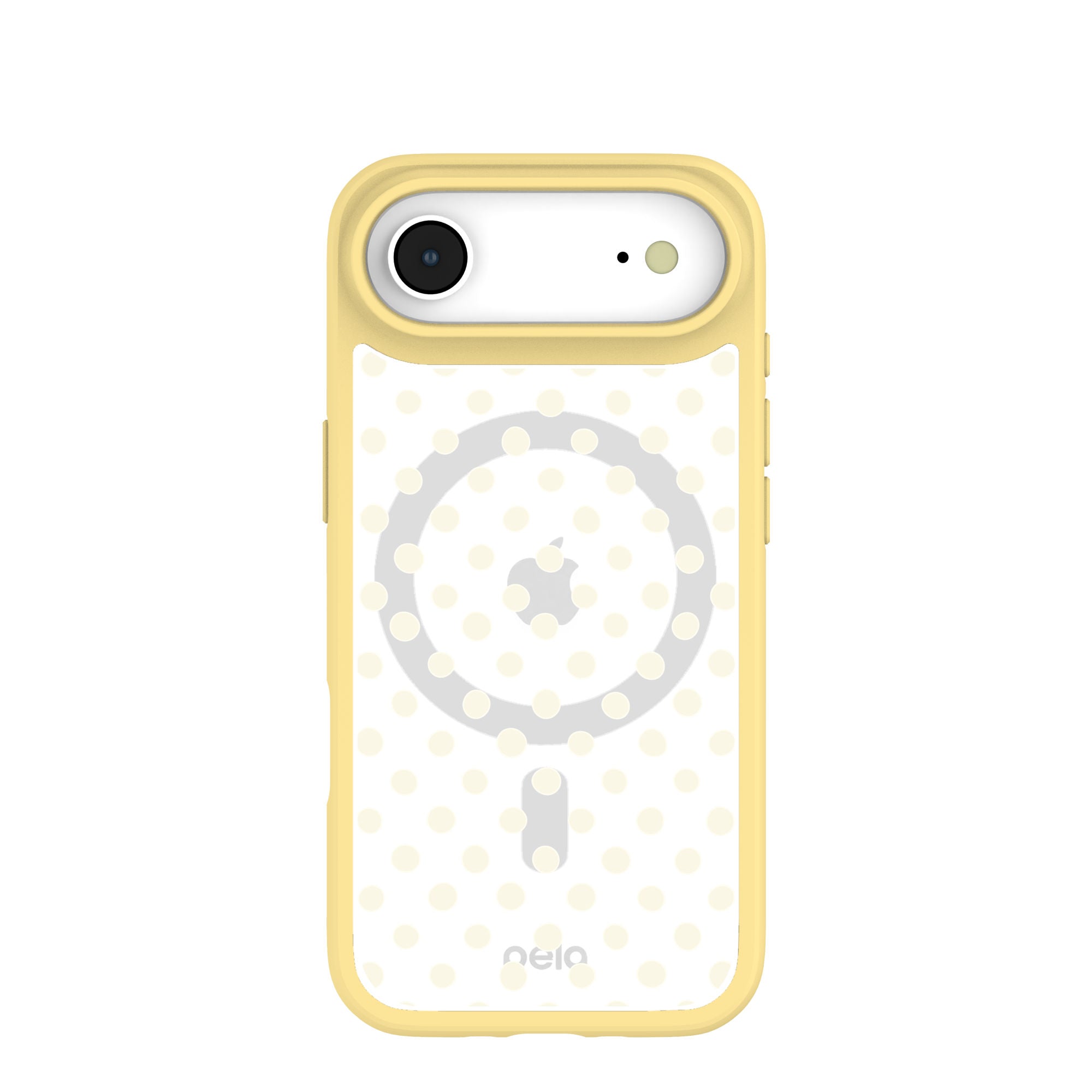 Clear Sugar Dots iPhone Air Case With Sunbeam Ridge (MagSafe included) Refurbished - Pela Case refurbished available on Cerqular