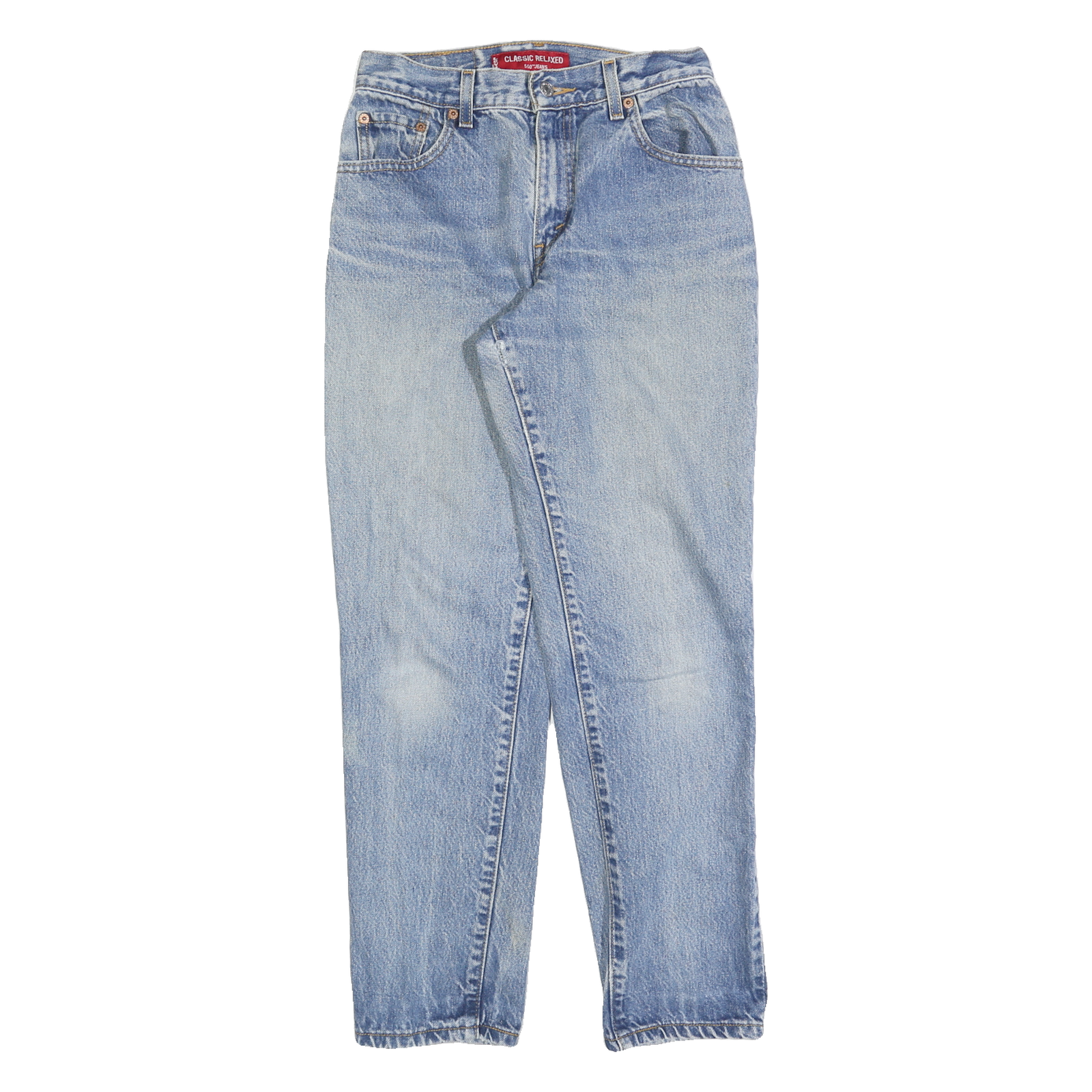 LEVI'S 550 Tapered Womens Jeans Blue Relaxed Denim Medium W28 L28 Classic Style Refurbished - N/A refurbished available on Cerqular