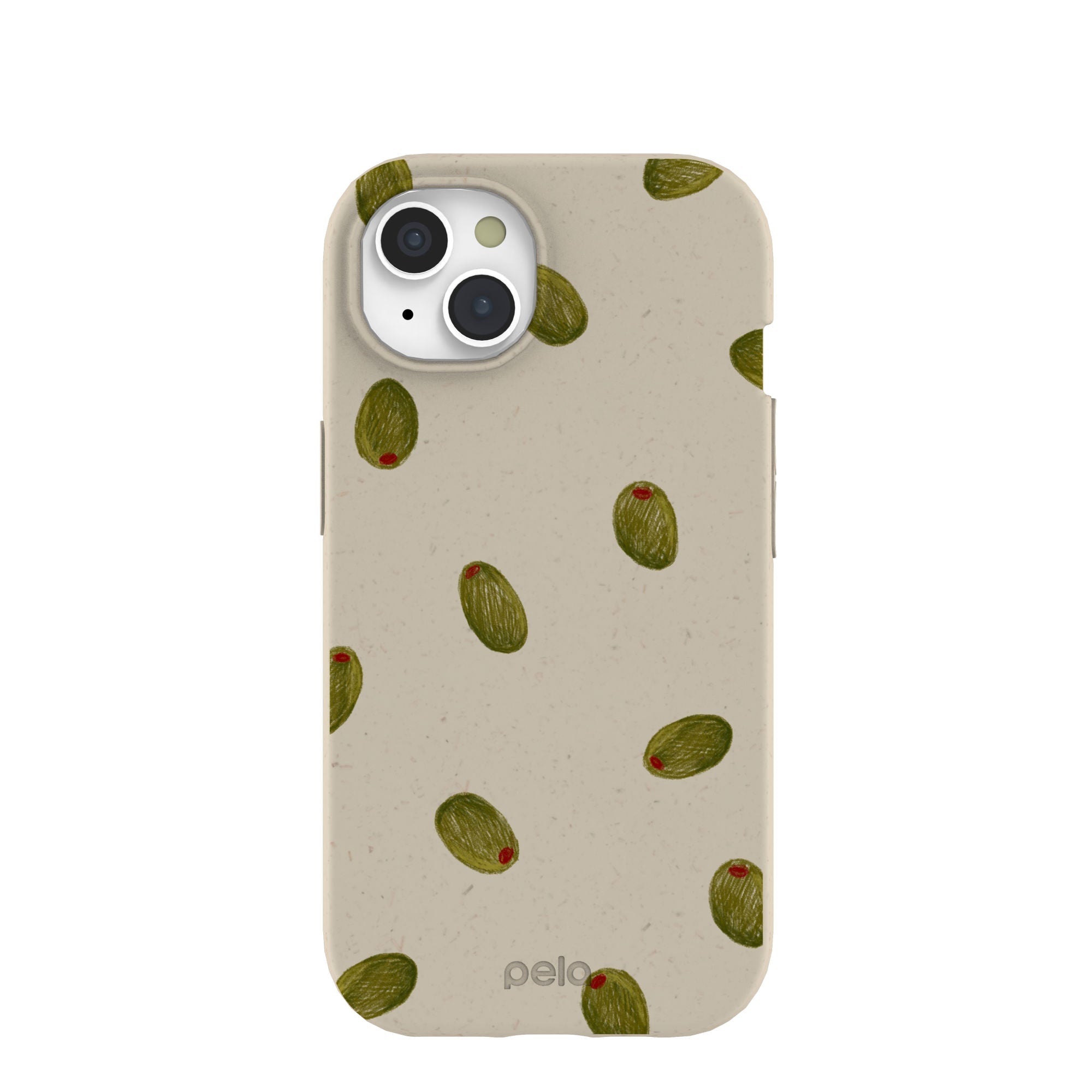 London Fog Olive Party iPhone 15 Case Refurbished - Pela Case refurbished available on Cerqular