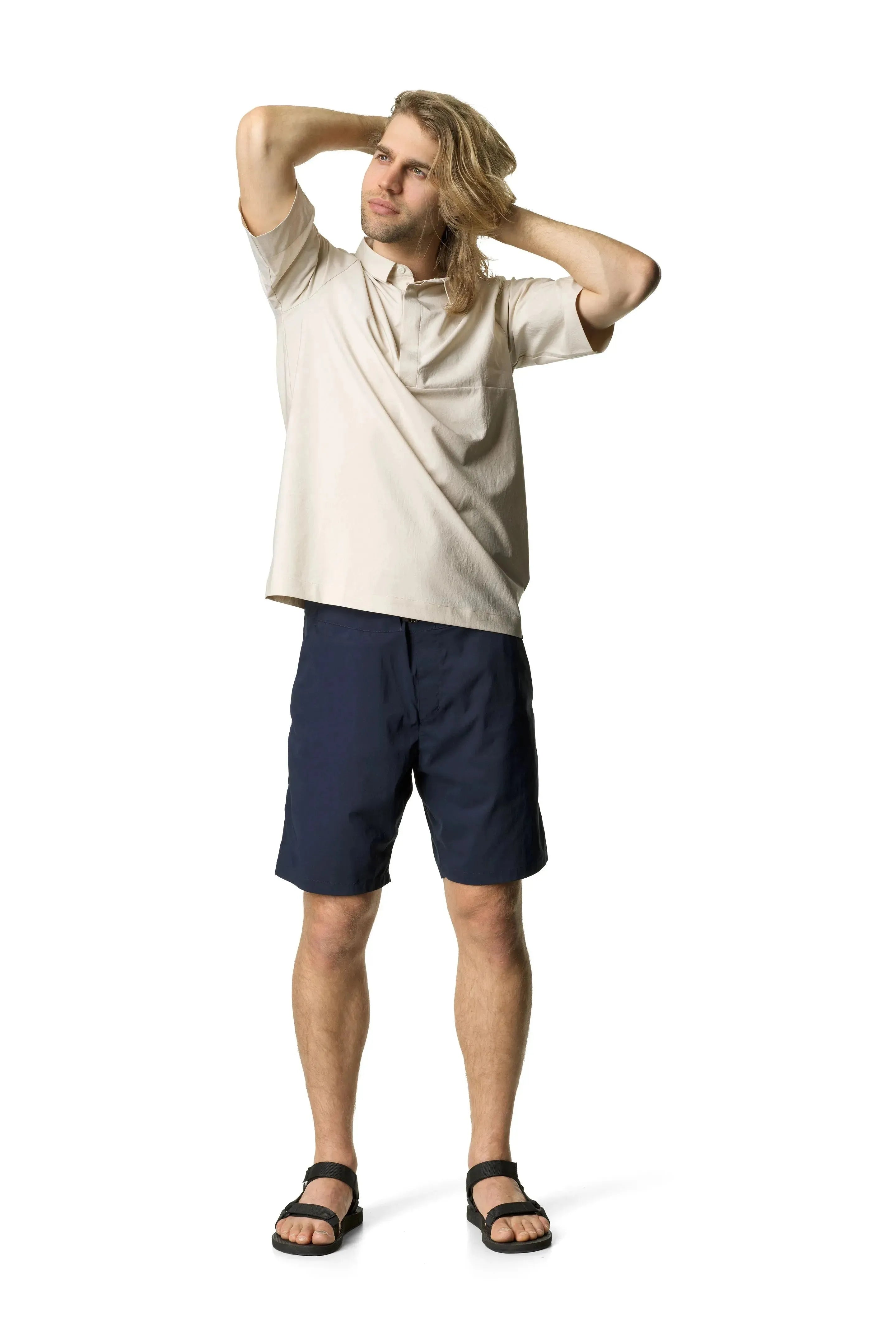 M's Cosmo Shirt | Color: Foggy Mountain | Size: S Refurbished - Houdini Sportswear refurbished available on Cerqular