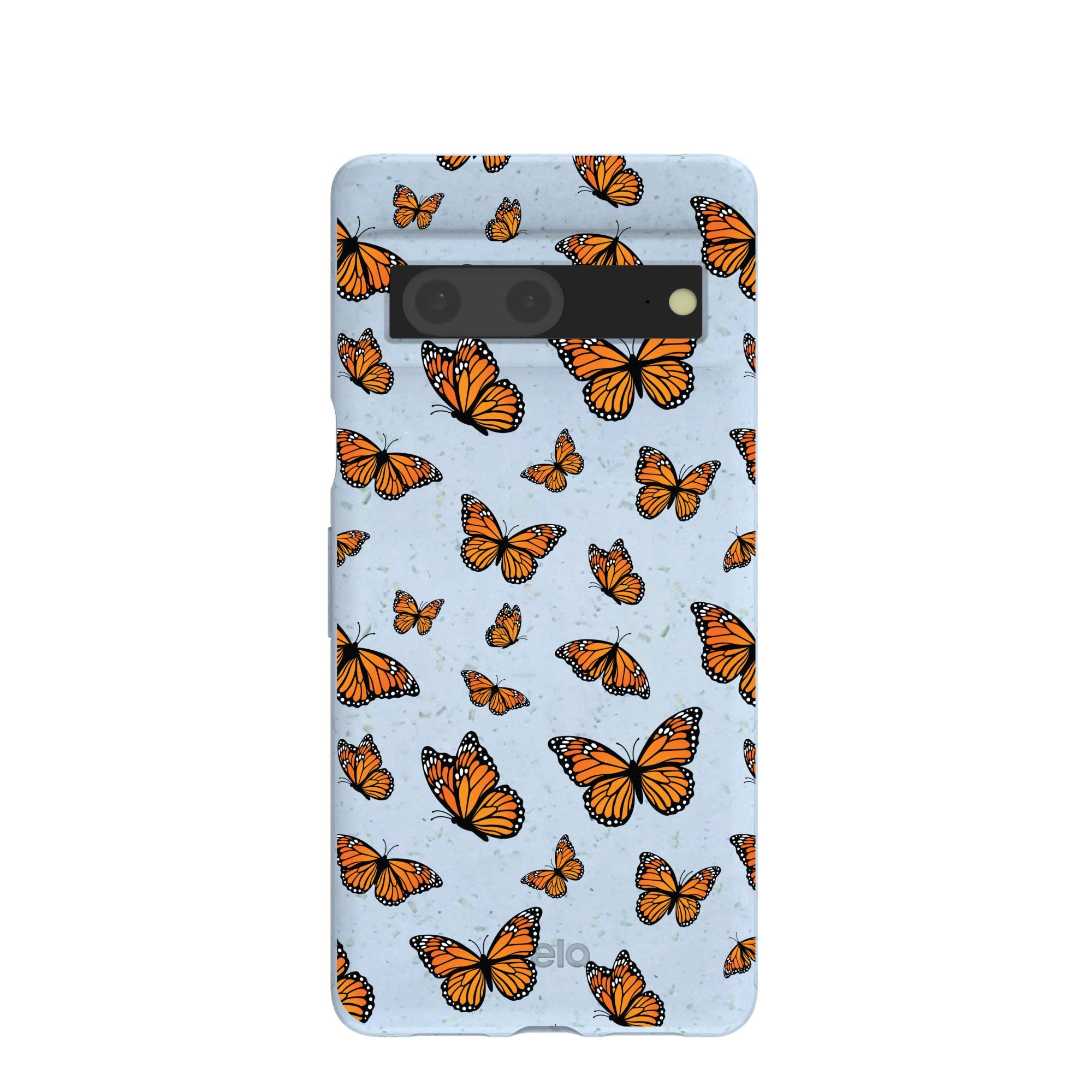Buy Powder Blue Monarchs in flight Google Pixel 7 Case Refurbished - $65.00 Powder Blue Monarchs in flight Google Pixel 7 Case Refurbished - Pela Case refurbished available on Cerqular