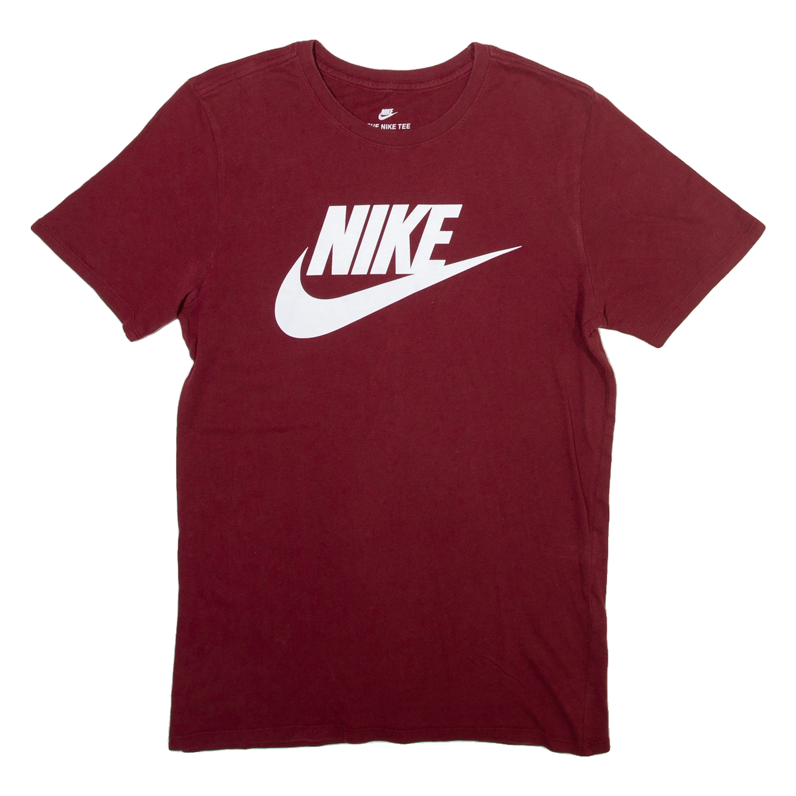 NIKE Mens T-Shirt Maroon S Refurbished - N/A refurbished available on Cerqular