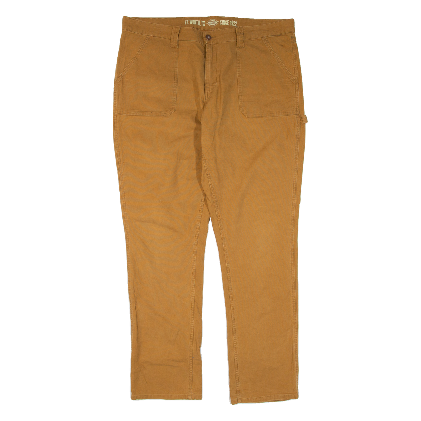 DICKIES Carpenter Workwear Womens Trousers Brown Slim Straight W38 L31 Refurbished - N/A refurbished available on Cerqular