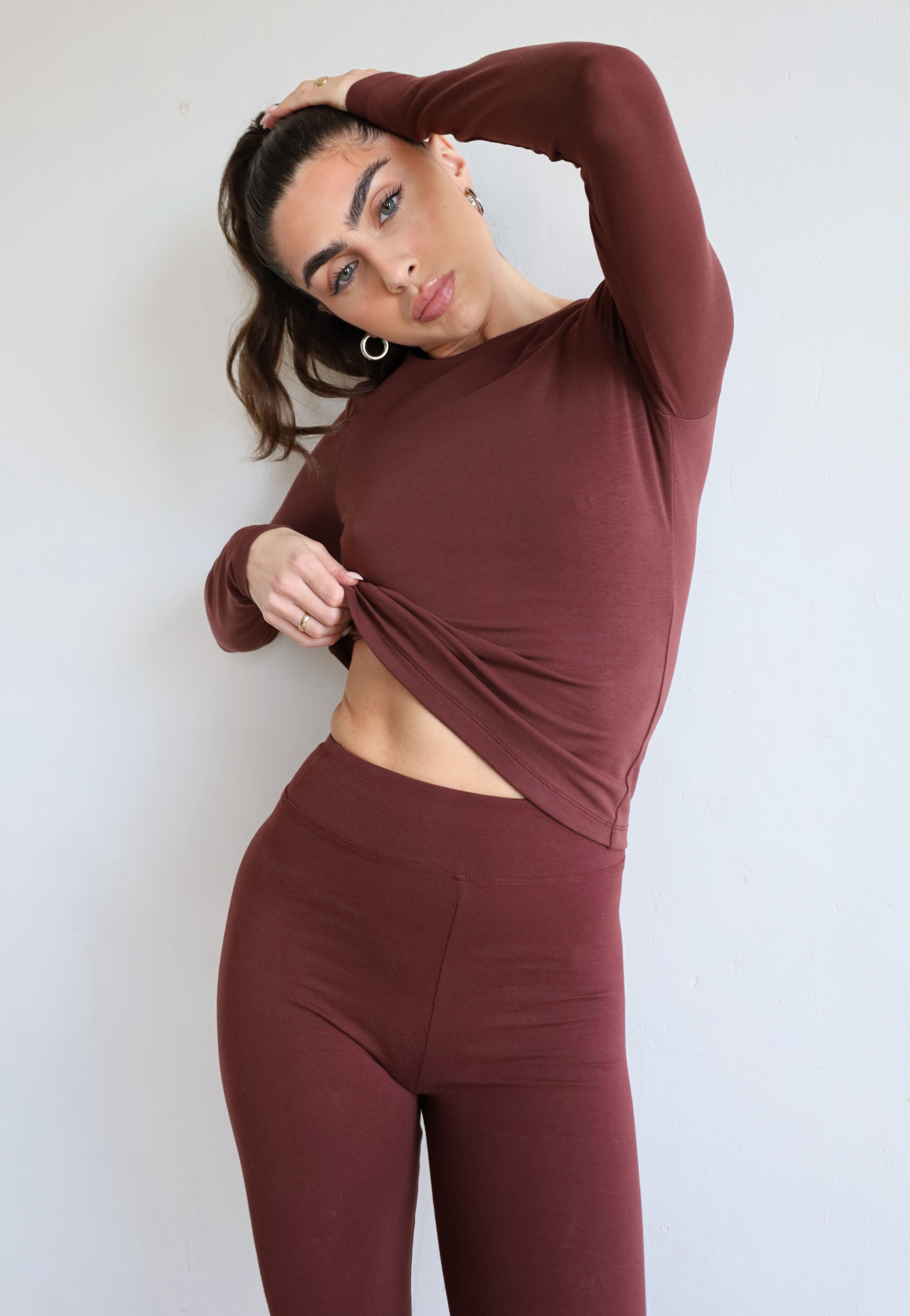 Organic Cotton Leggings, Winter Berry | Size: XXXL Refurbished - N/A (Note: It's possible that "Pantee" refurbished available on Cerqular