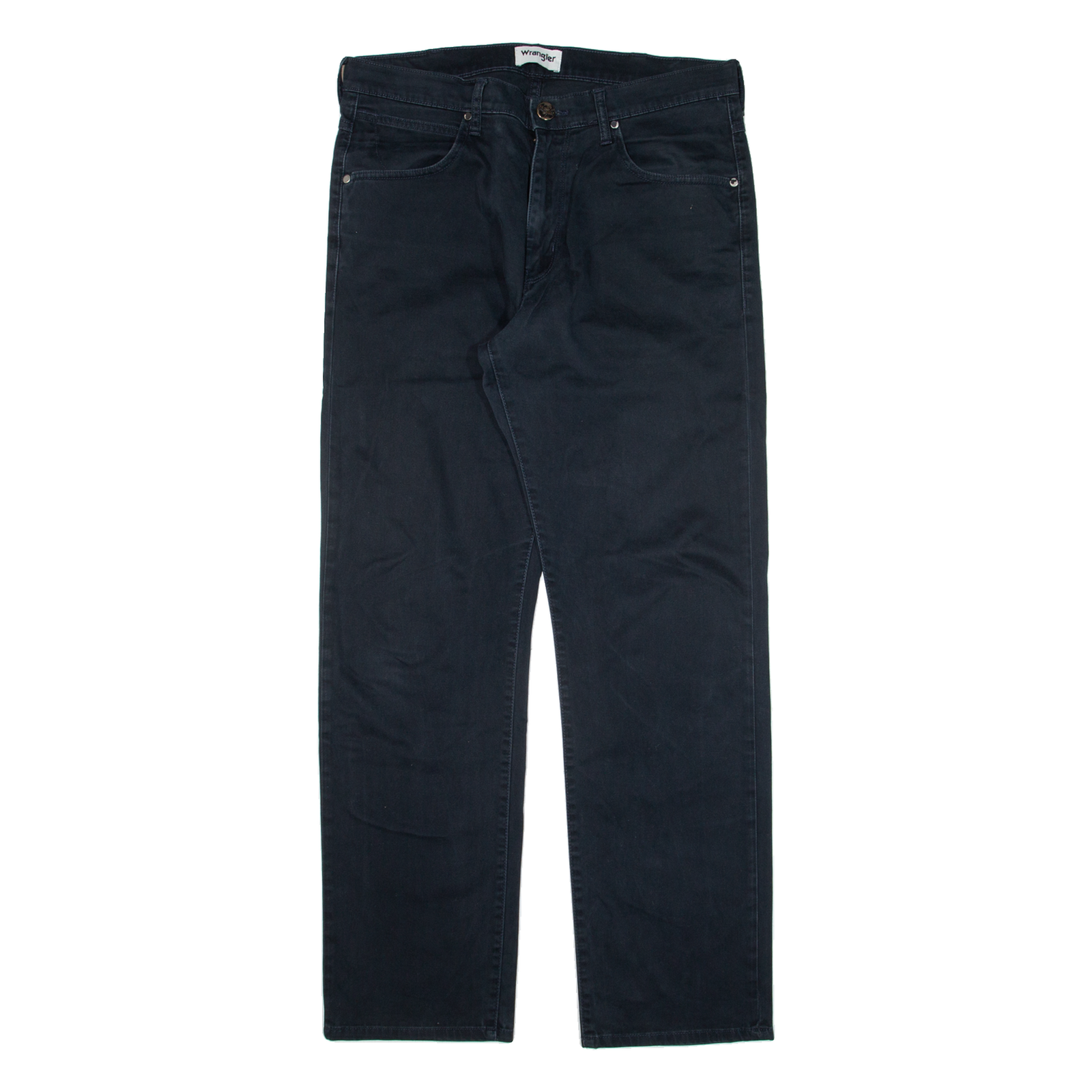 WRANGLER Arizona Mens Trousers Black Regular Straight W33 L30 Refurbished - N/A refurbished available on Cerqular
