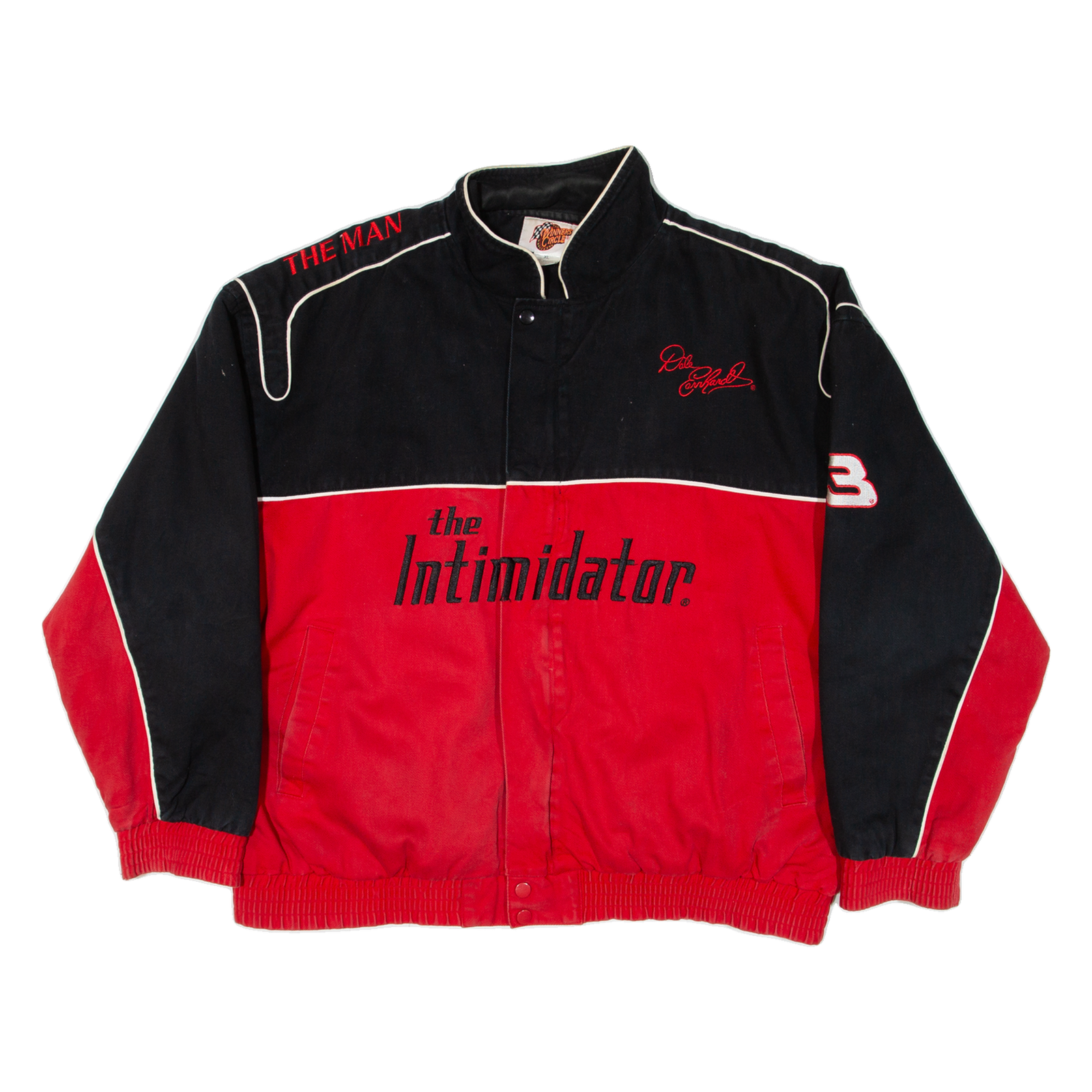 WINNER'S CIRCLE Nascar Dale Earnhart Mens Jacket Red 90s USA XL Refurbished - N/A refurbished available on Cerqular