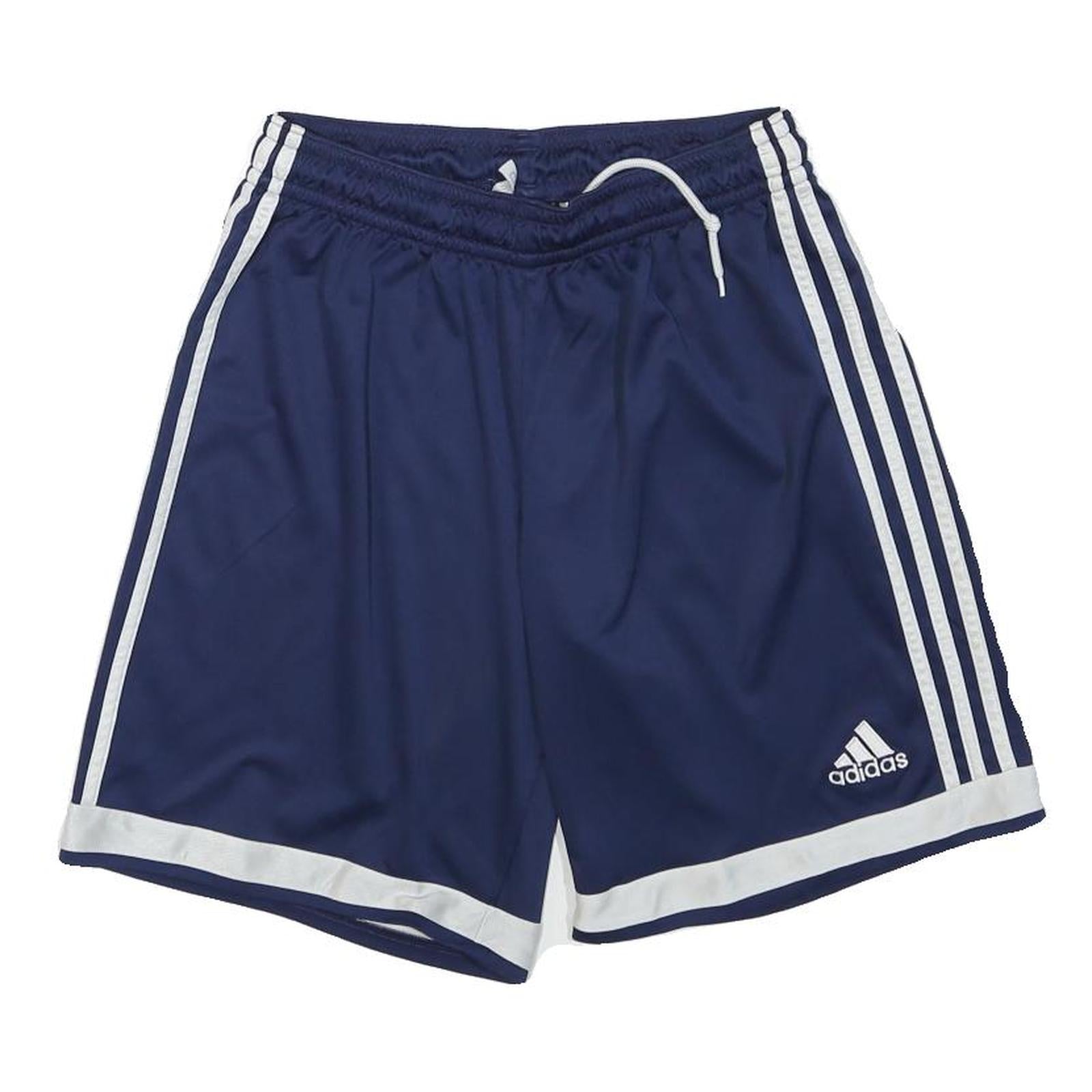 ADIDAS Mens Navy Blue Casual Sports Shorts S W26 Polyester Blend Drawstring Refurbished - N/A refurbished available on Cerqular