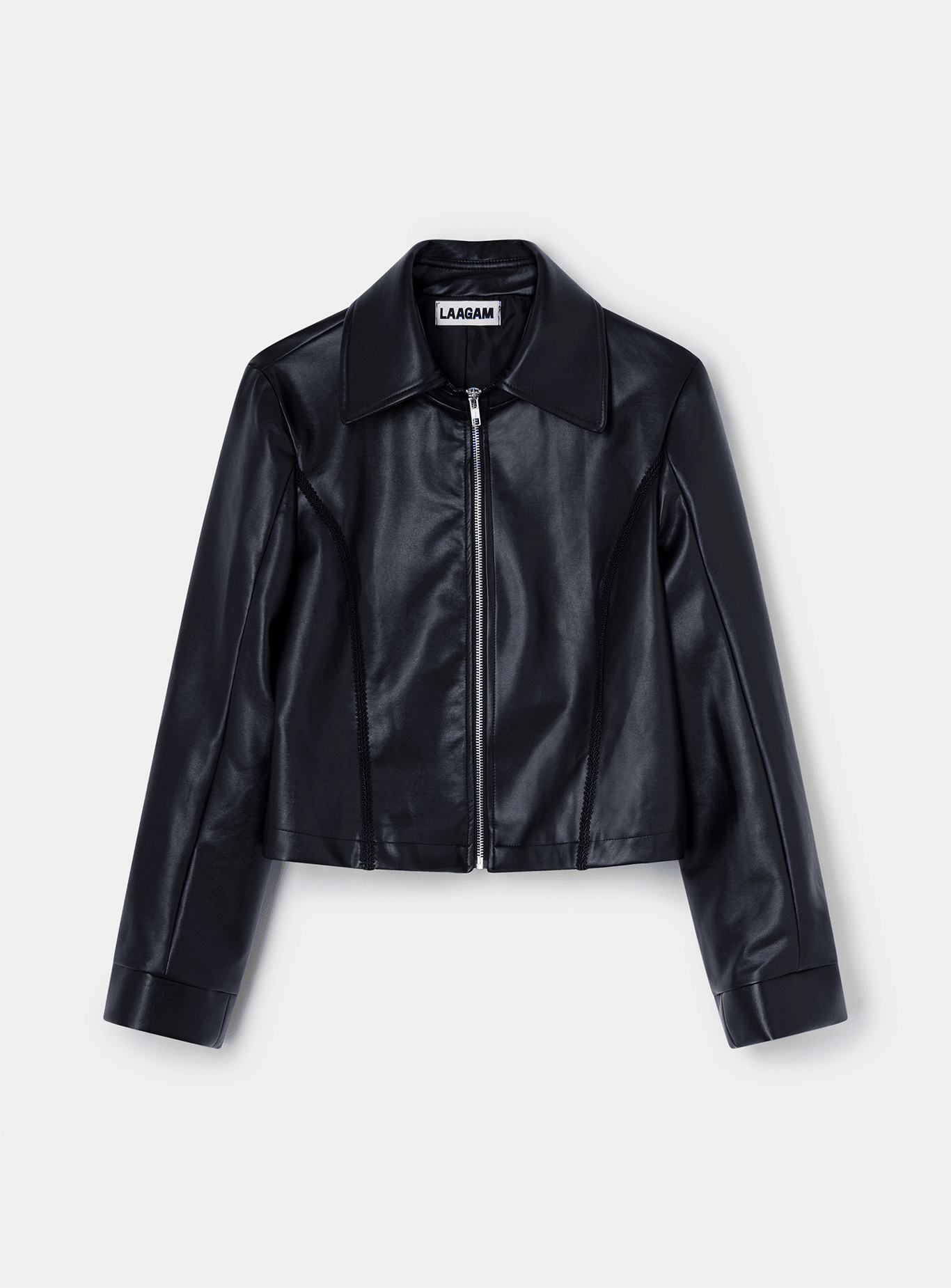 GABRIELLA BLACK SHORT JACKET | Size: XL Refurbished - N/A (Note: Laagam is a Hindi word that means refurbished available on Cerqular