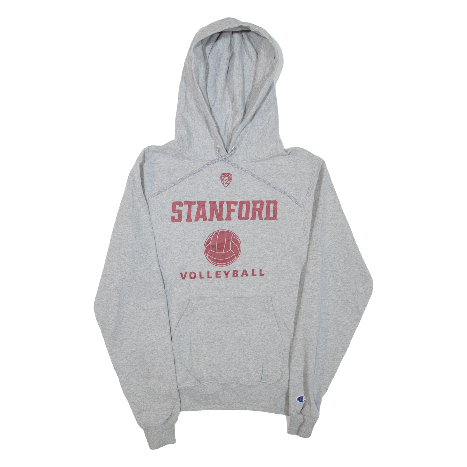 CHAMPION Stanford Volleyball Mens Grey Hoodie USA XS Refurbished - N/A refurbished available on Cerqular