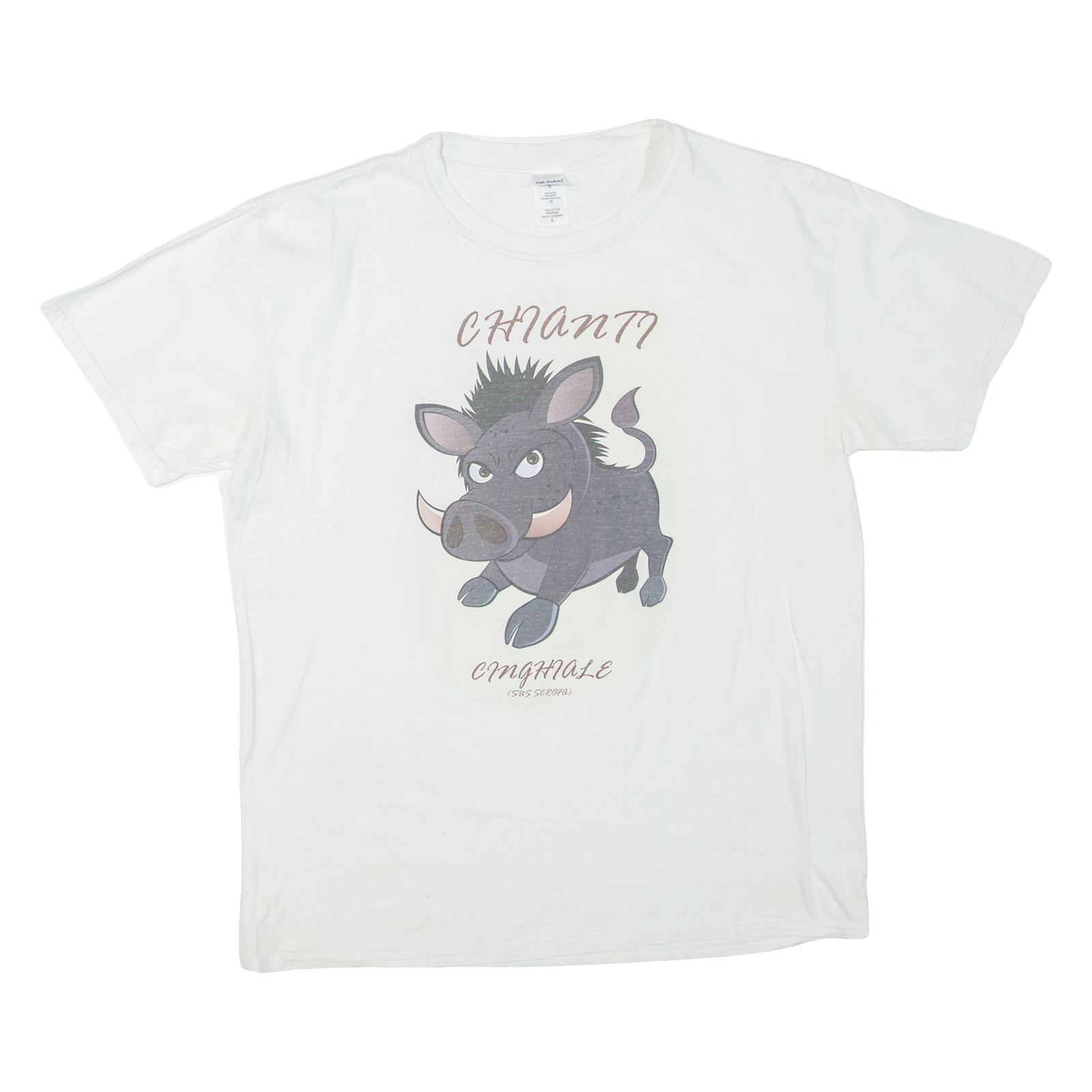 GILDAN Mens T-Shirt White L Refurbished - N/A refurbished available on Cerqular