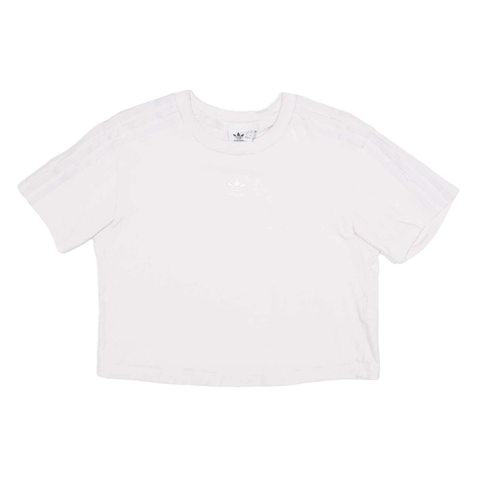 ADIDAS Cropped Womens T-Shirt Pink UK 16 Refurbished - N/A refurbished available on Cerqular