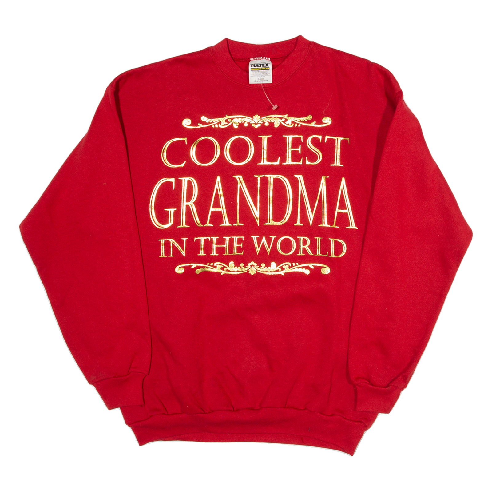 TULTEX Coolest Grandma Womens Sweatshirt Red L Refurbished - N/A refurbished available on Cerqular