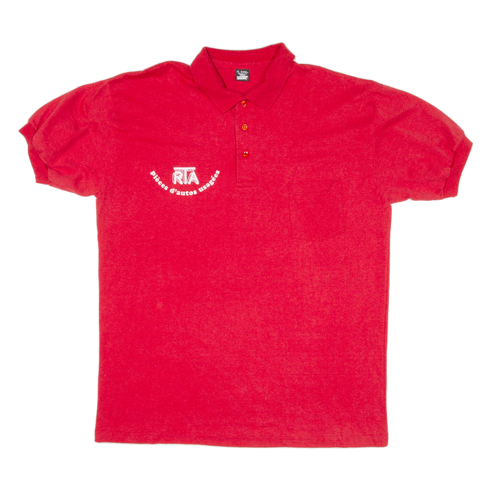 SCREEN STAR Mens Polo Shirt Red XL Refurbished - N/A refurbished available on Cerqular