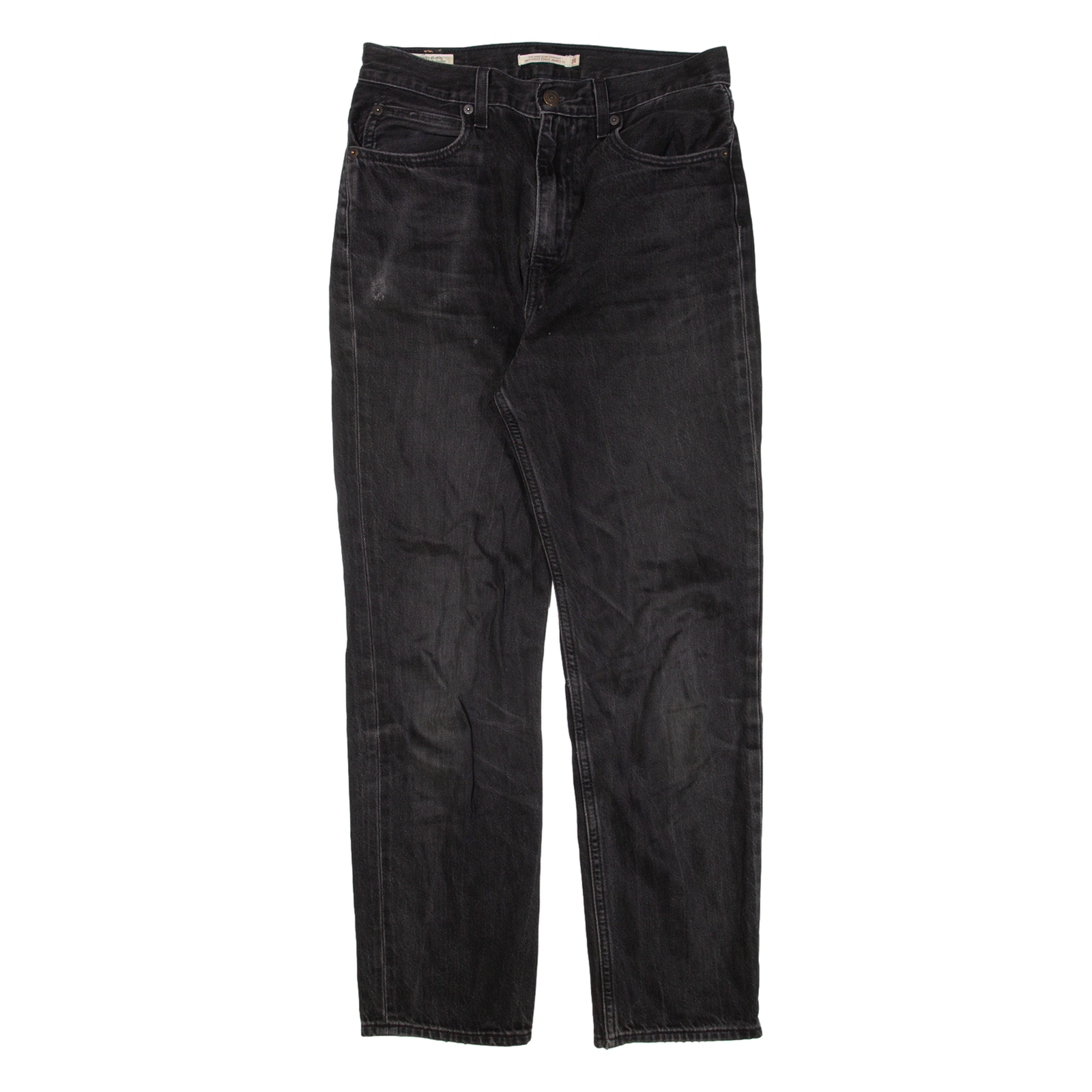 LEVI'S 70s High Womens Jeans Black Regular Straight W28 L27 Refurbished - N/A refurbished available on Cerqular