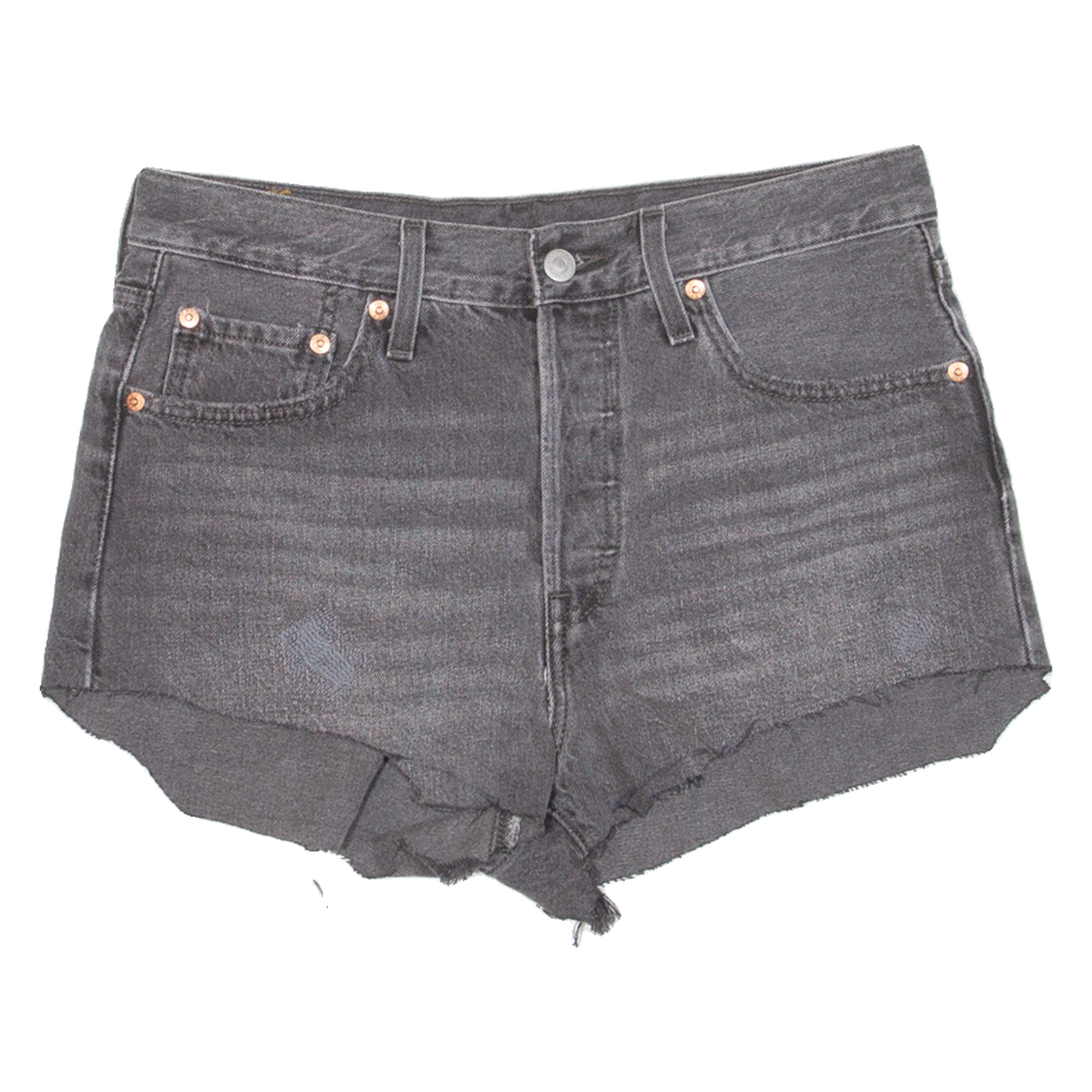 LEVI'S 501 BIG E Womens Denim Shorts Black S W28 Refurbished - N/A refurbished available on Cerqular
